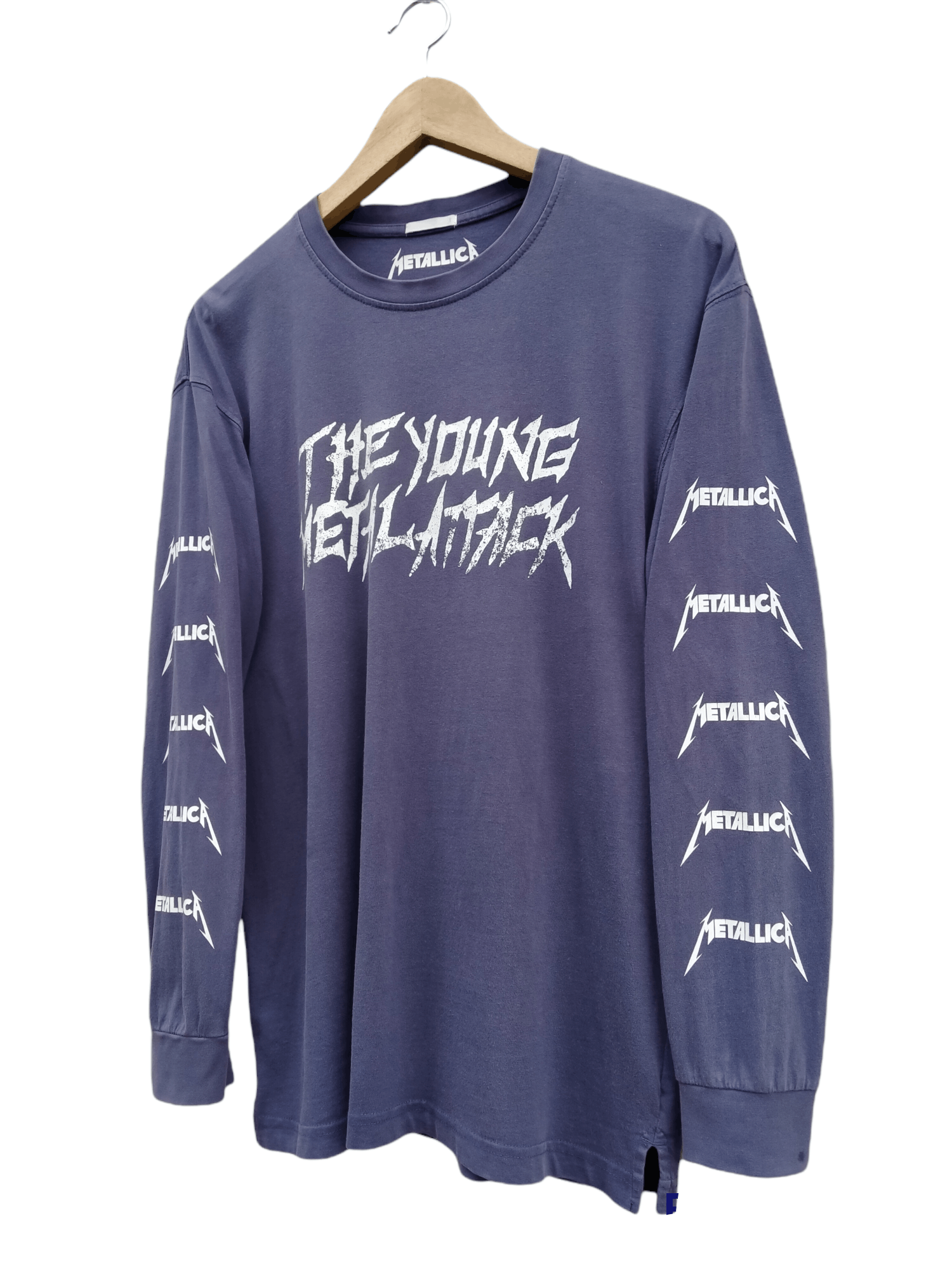 Band Tees METALLICA THE YOUNG METAL ATTACK LONG SLEEVE BACKHIT Size US M / EU 48-50 / 2 - 3 Thumbnail