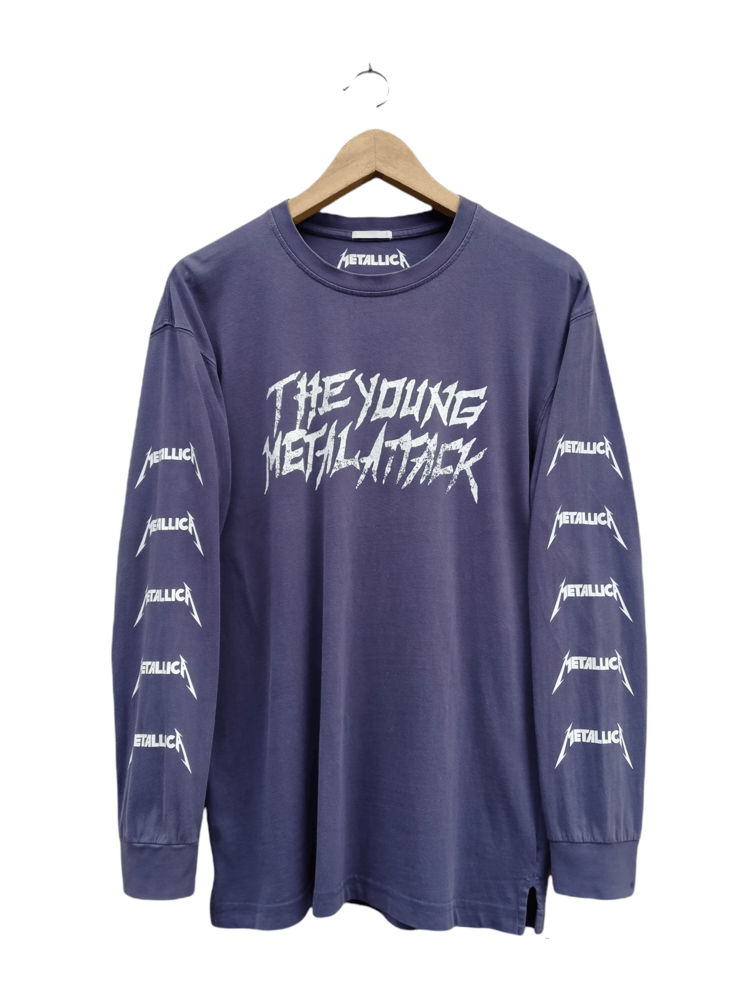 Band Tees METALLICA THE YOUNG METAL ATTACK LONG SLEEVE BACKHIT Size US M / EU 48-50 / 2 - 1 Thumbnail