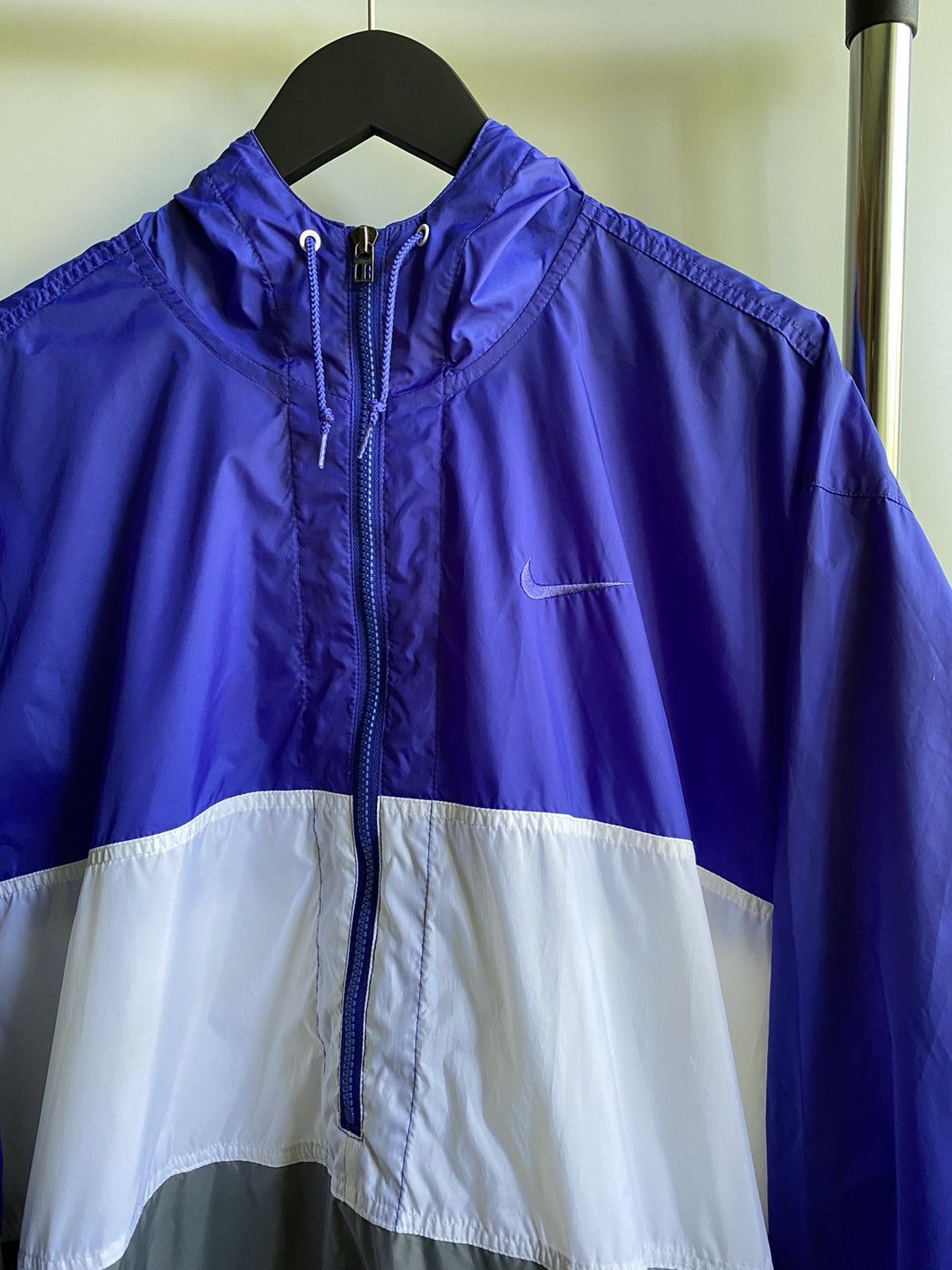 Nike × Vintage Vintage 90s Nike Half Zip RainCoat Size US L / EU 52-54 / 3 - 5 Thumbnail