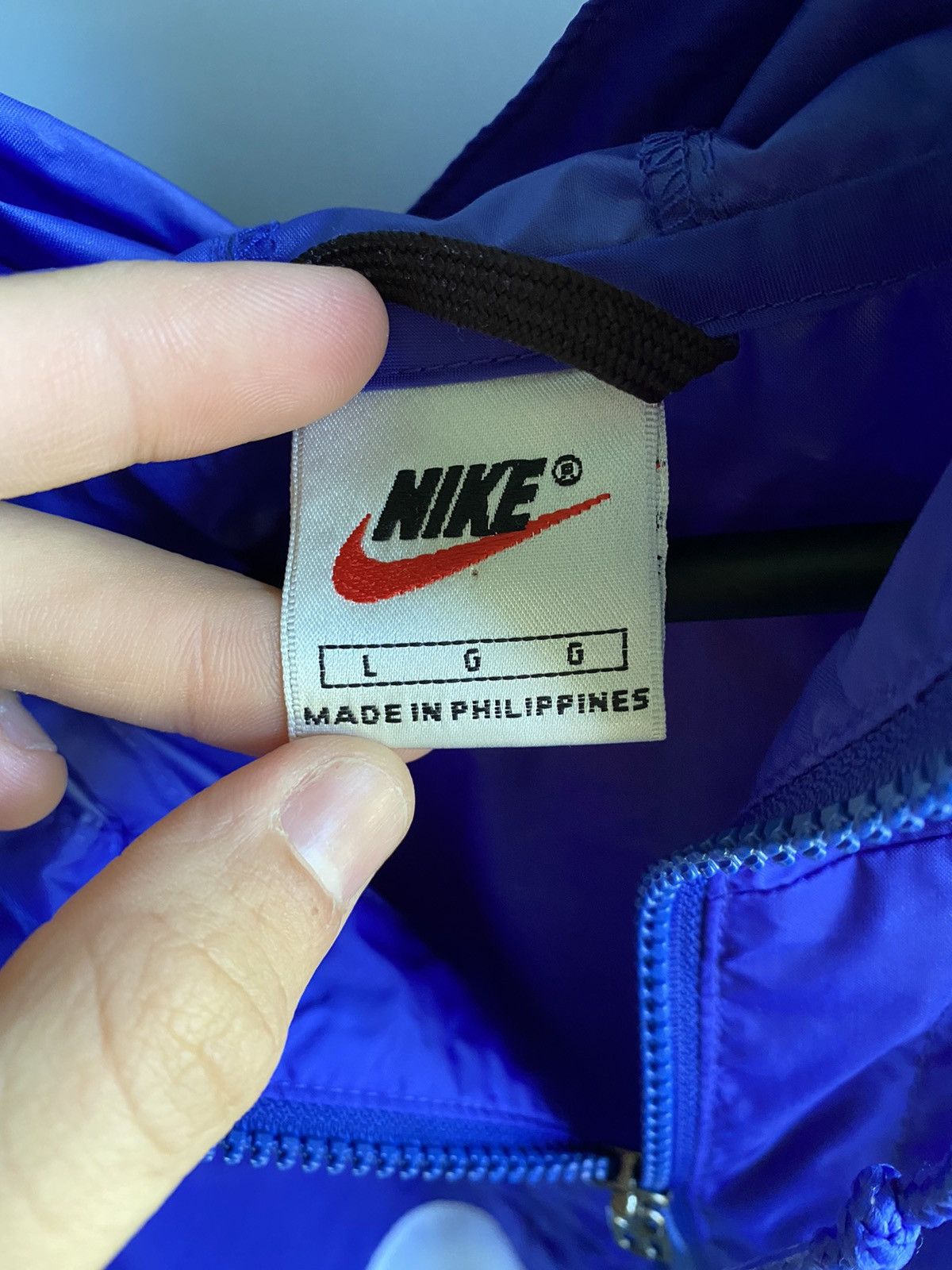 Nike × Vintage Vintage 90s Nike Half Zip RainCoat Size US L / EU 52-54 / 3 - 9 Thumbnail