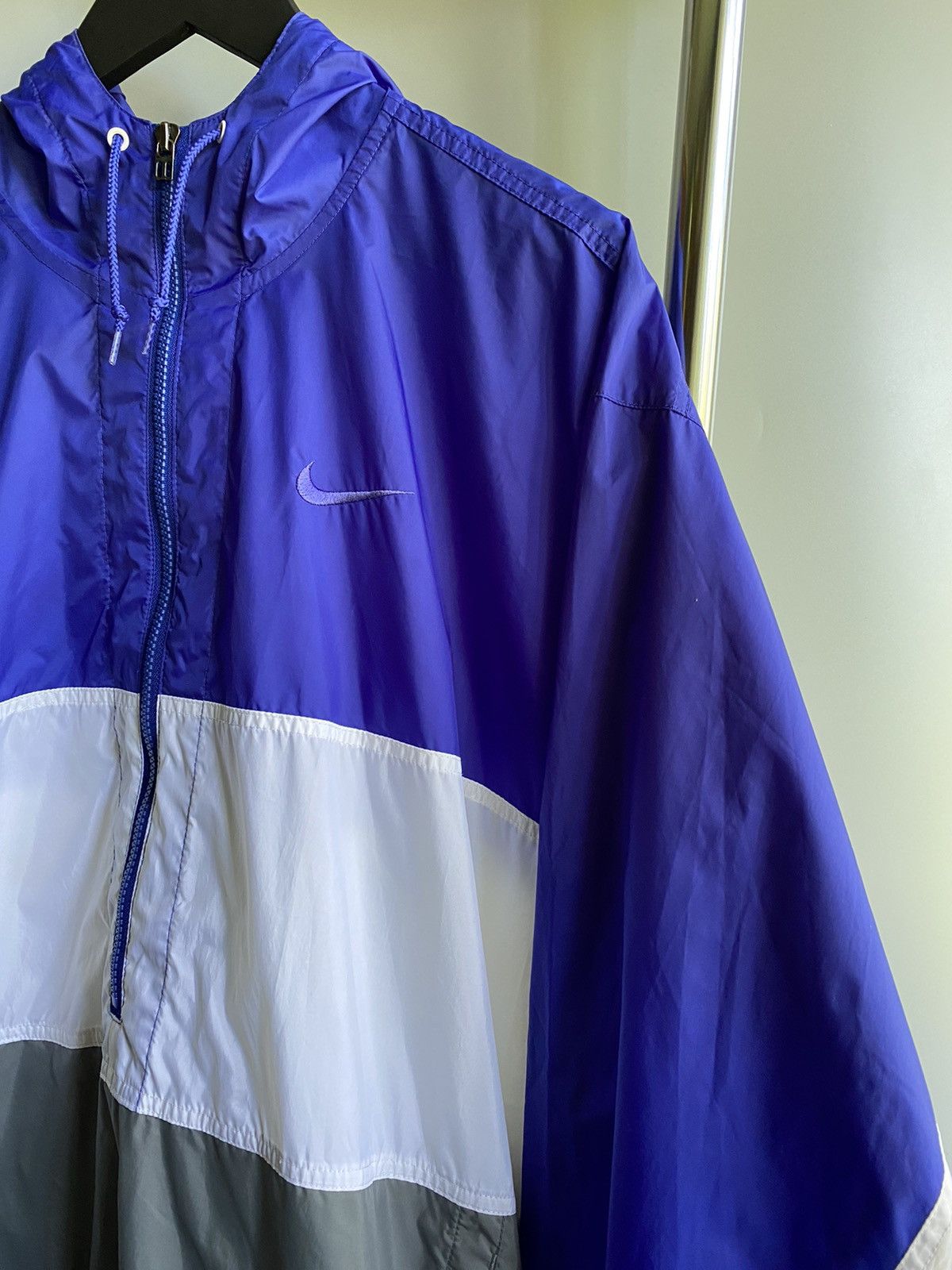 Nike × Vintage Vintage 90s Nike Half Zip RainCoat Size US L / EU 52-54 / 3 - 6 Thumbnail