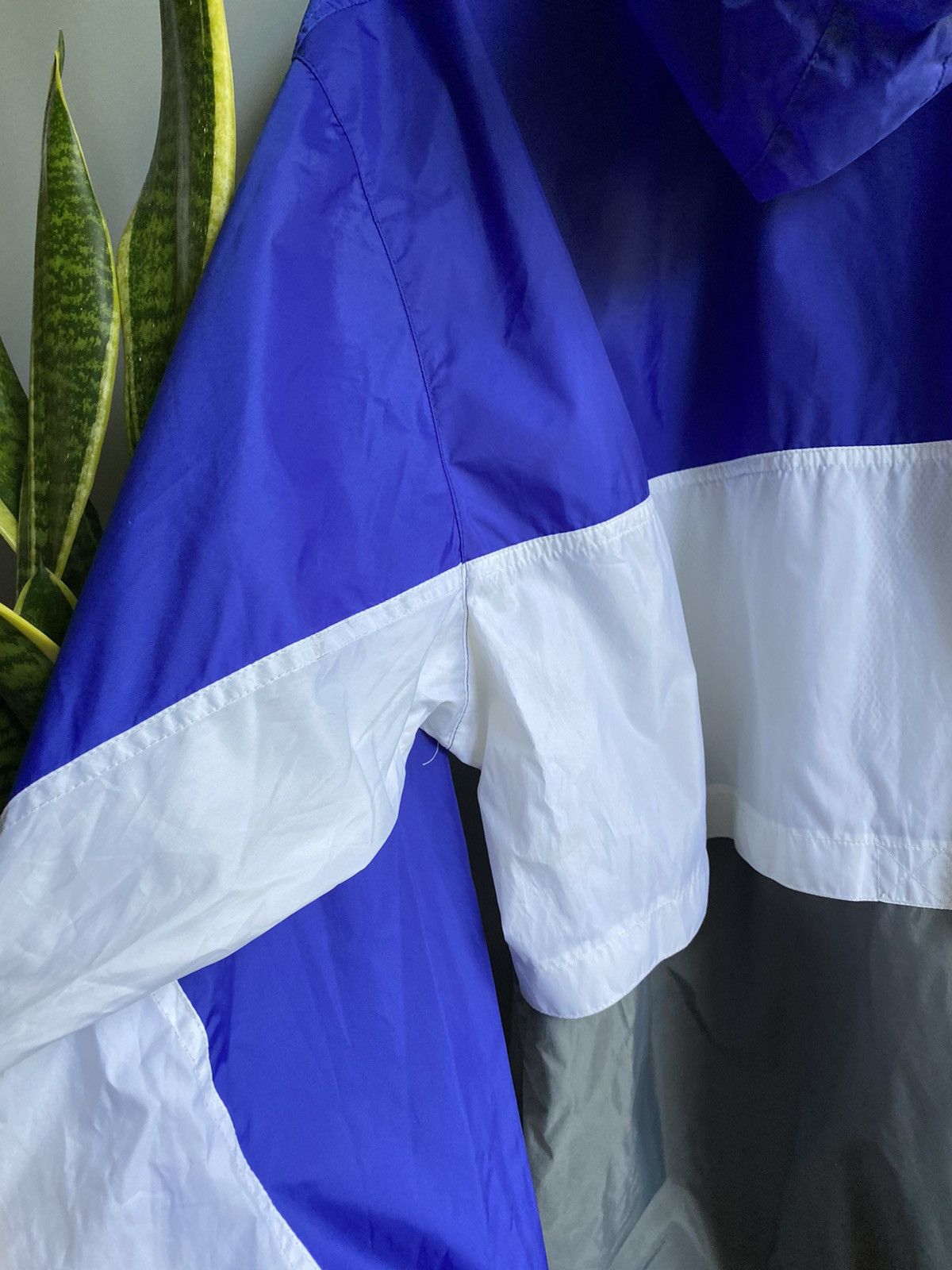 Nike × Vintage Vintage 90s Nike Half Zip RainCoat Size US L / EU 52-54 / 3 - 18 Thumbnail