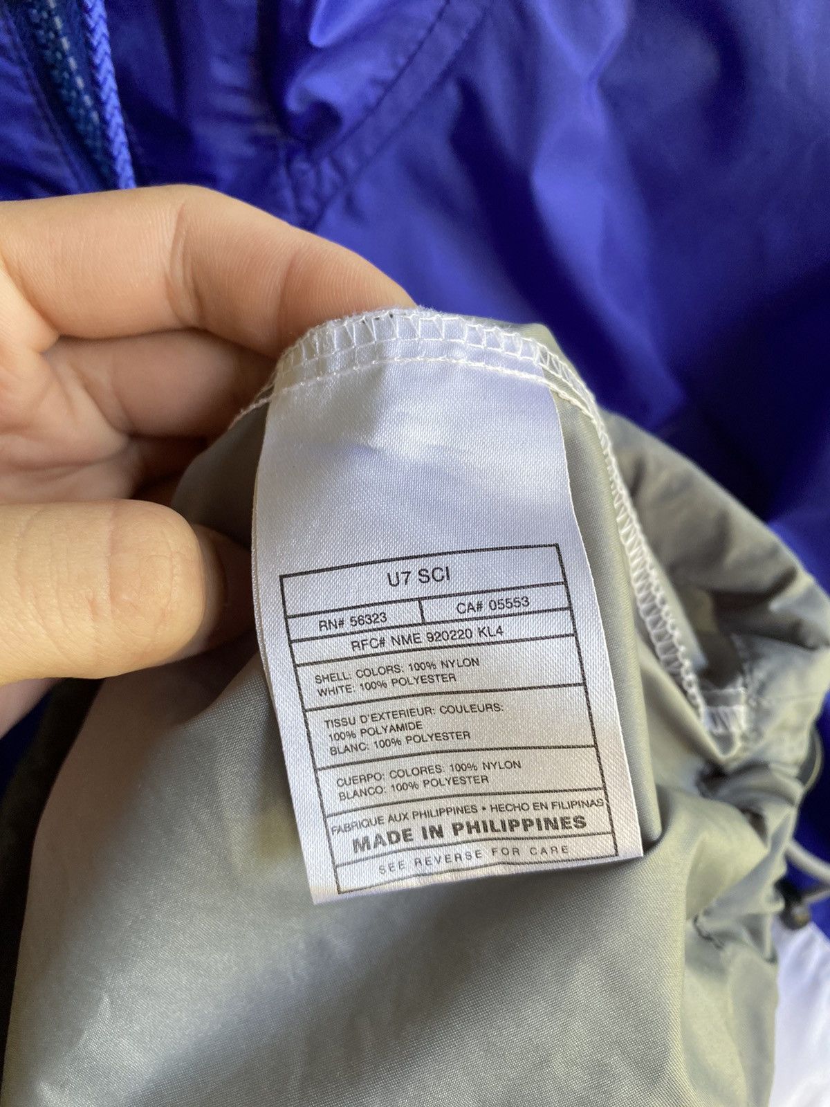Nike × Vintage Vintage 90s Nike Half Zip RainCoat Size US L / EU 52-54 / 3 - 7 Thumbnail