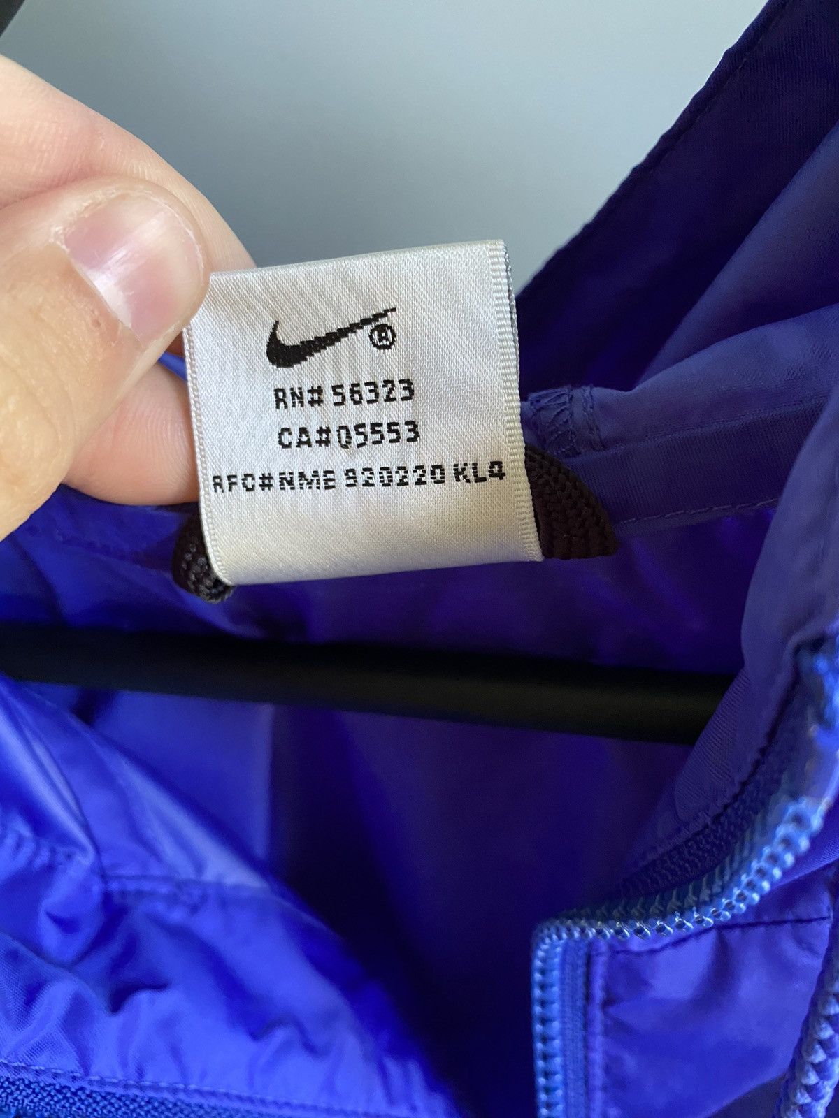 Nike × Vintage Vintage 90s Nike Half Zip RainCoat Size US L / EU 52-54 / 3 - 10 Thumbnail