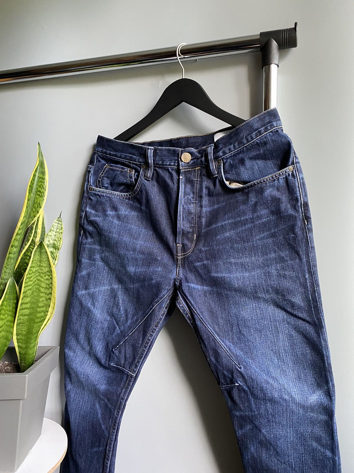 Allsaints × Japanese Brand Allsaints Selvedge Blue Denim Jeans Size US 31 - 2 Thumbnail