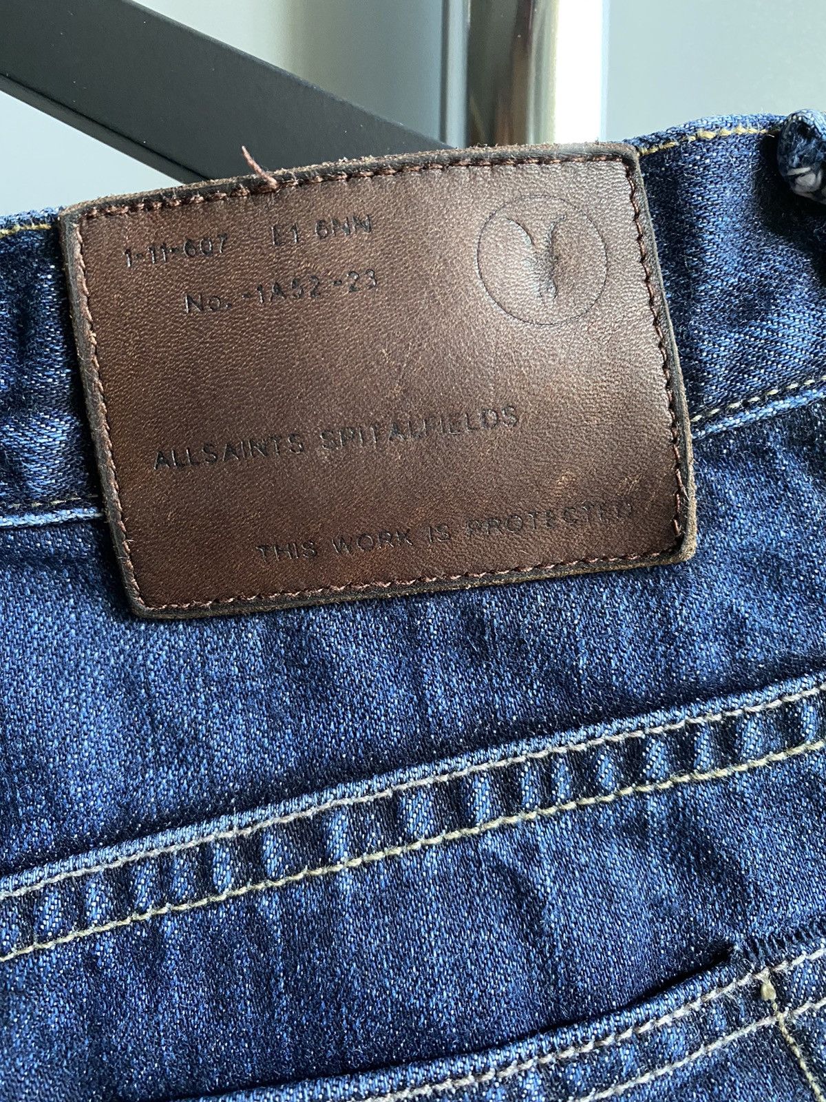 Allsaints × Japanese Brand Allsaints Selvedge Blue Denim Jeans Size US 31 - 18 Thumbnail