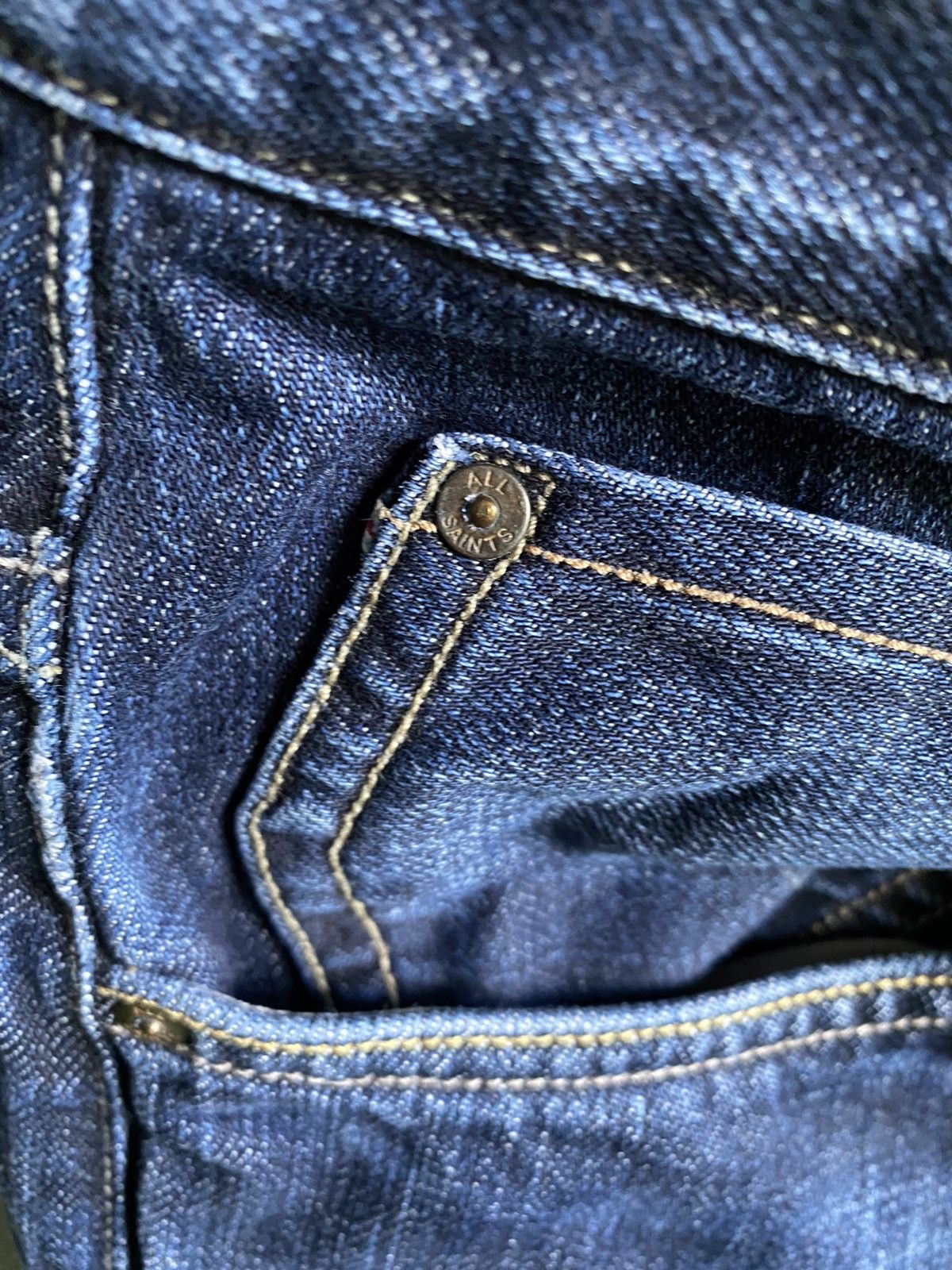 Allsaints × Japanese Brand Allsaints Selvedge Blue Denim Jeans Size US 31 - 9 Thumbnail