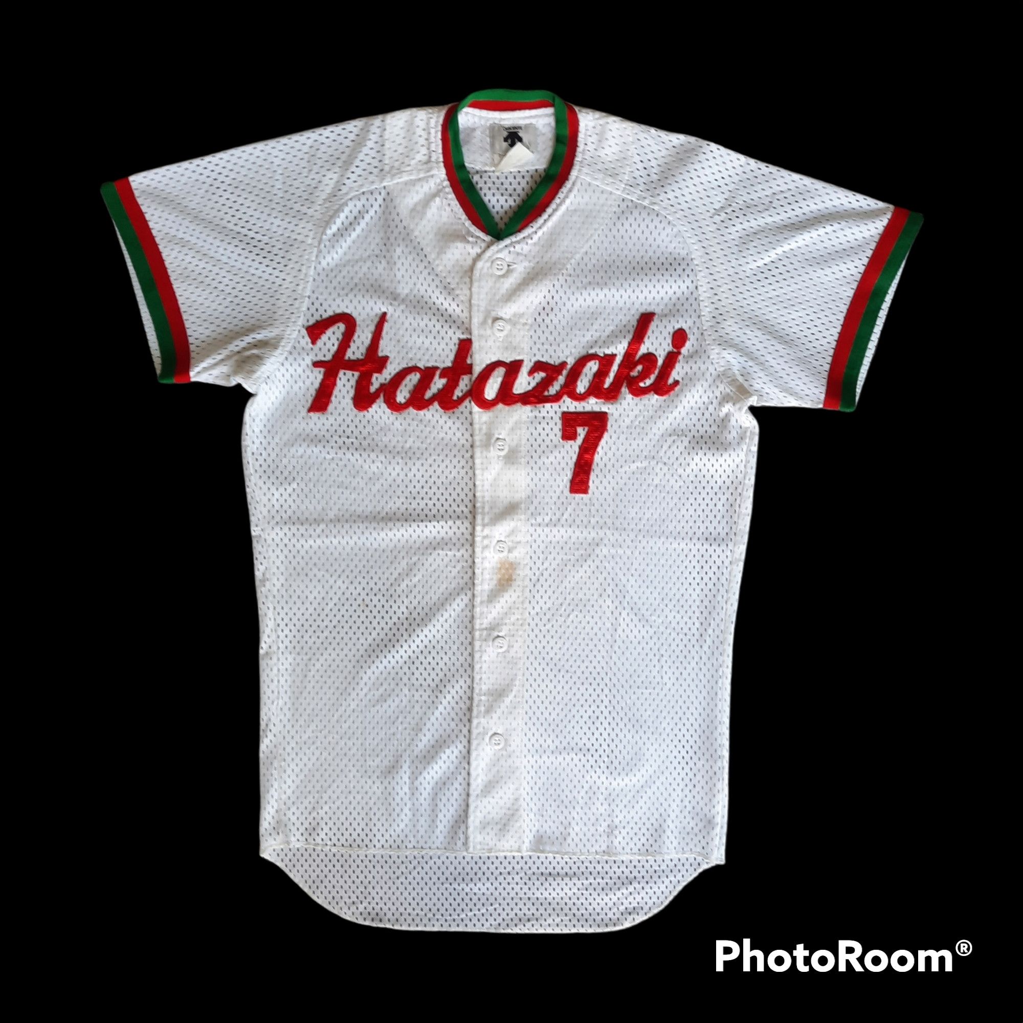 image of Vintage Descente Npb Baseball Jersey Baseball Jersey, Men's (Size Small)