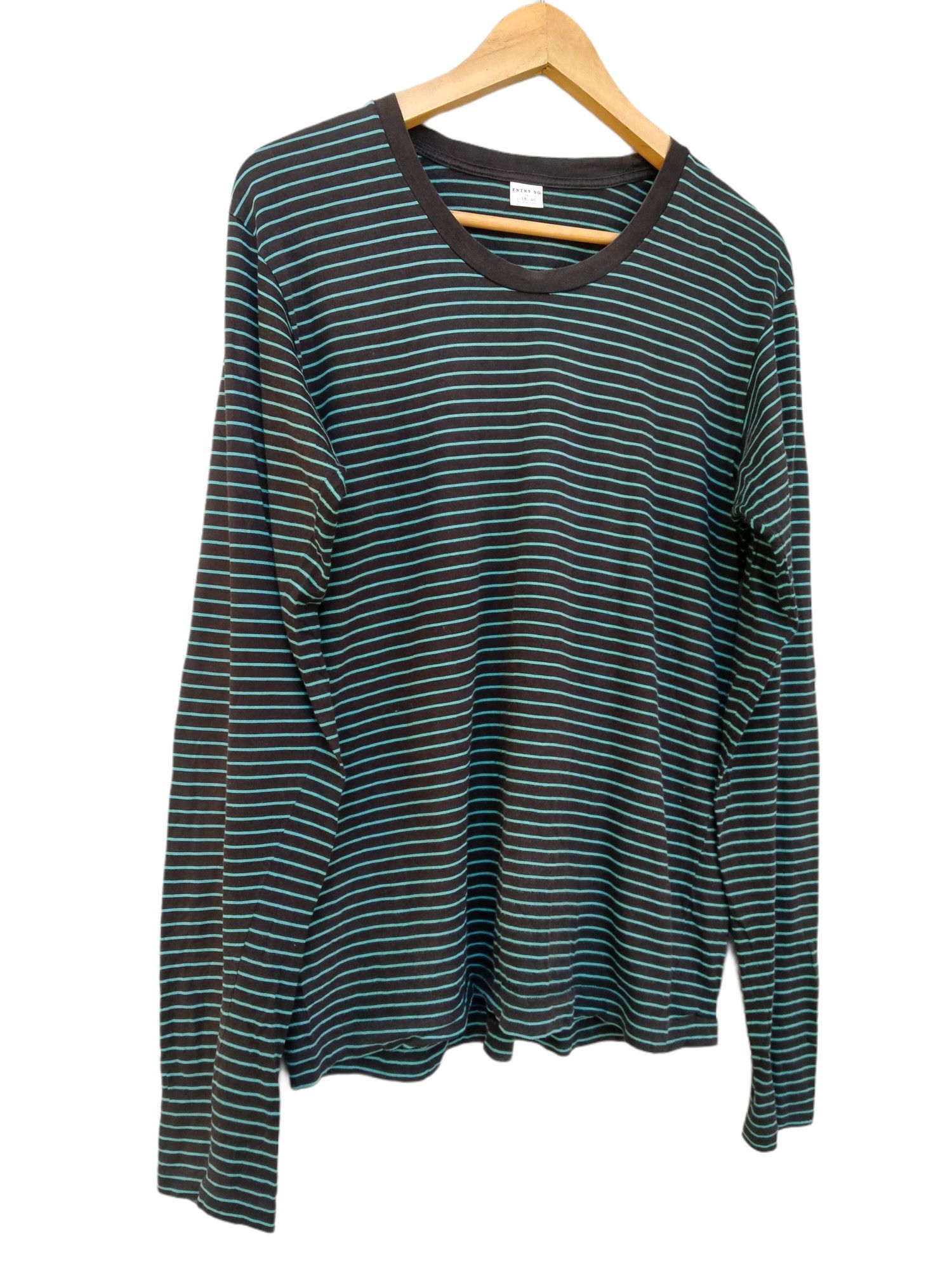 OVER THE STRiPES Vintage Stripe Entry Sg Long Sleeve Size US L / EU 52-54 / 3 - 3 Thumbnail