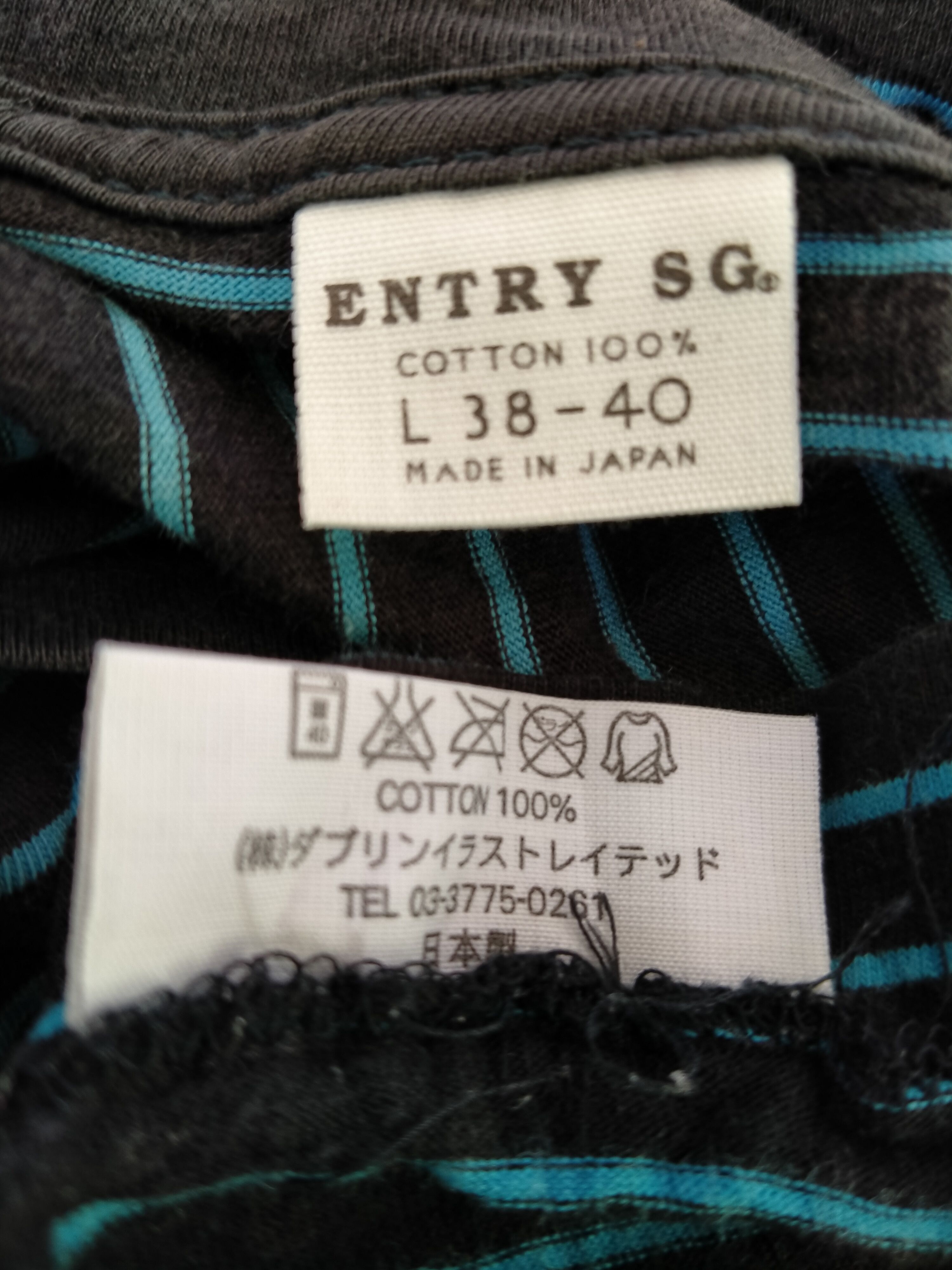 OVER THE STRiPES Vintage Stripe Entry Sg Long Sleeve Size US L / EU 52-54 / 3 - 7 Thumbnail