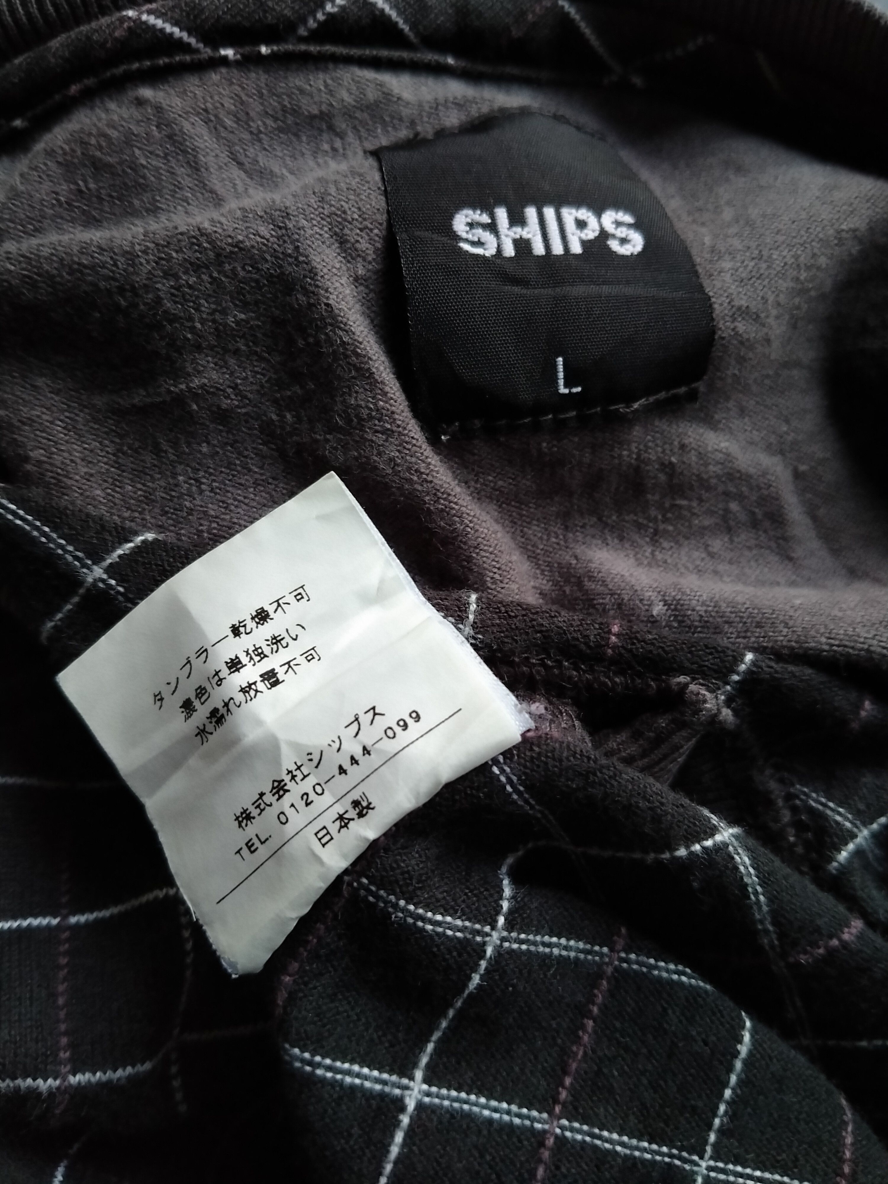 SHIPS Japanese Brand Ship Tartan Plaid Long Sleeve Size US L / EU 52-54 / 3 - 4 Thumbnail