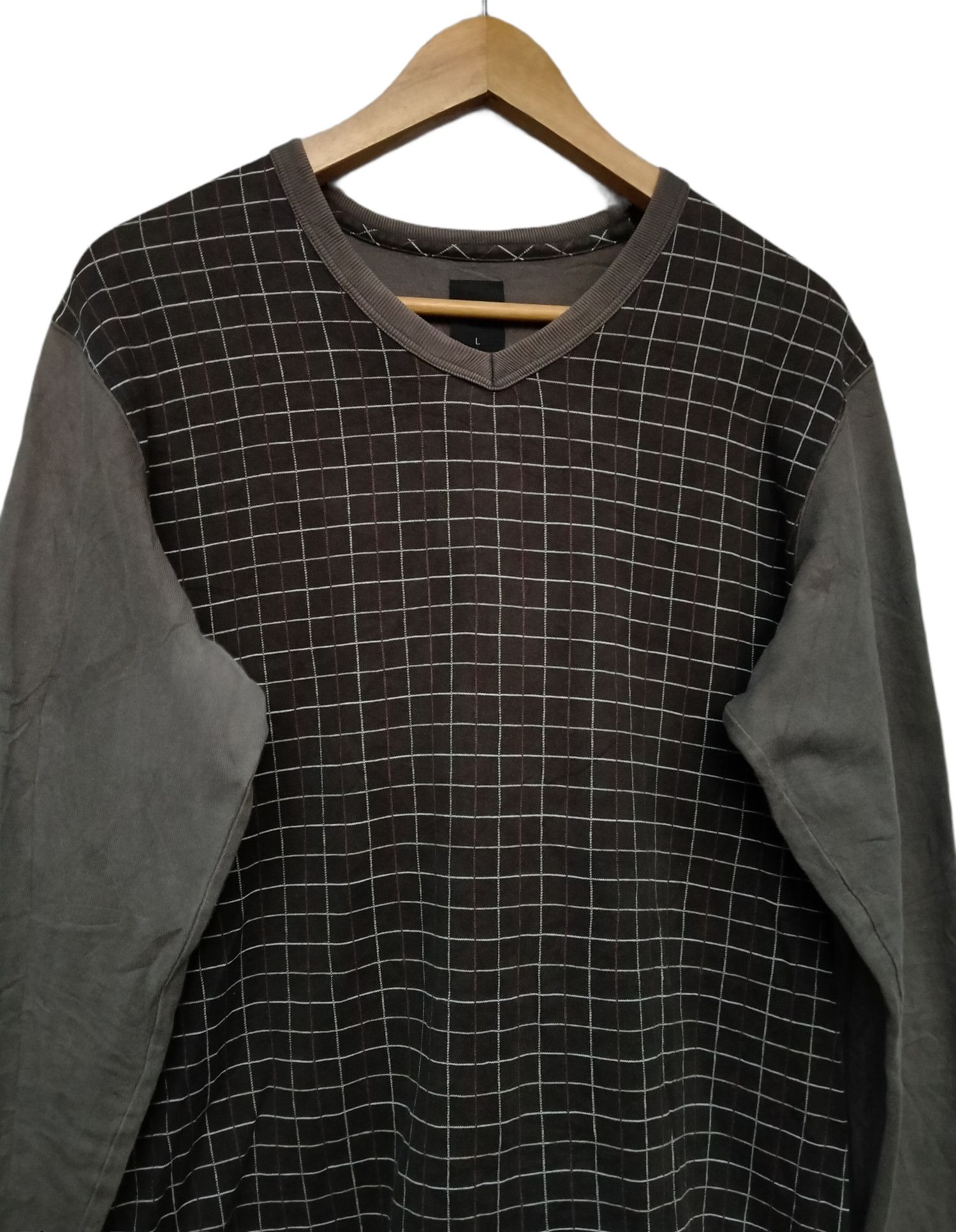 image of Devilock x Ships Japan Ship Tartan Plaid Long Sleeve, Men's (Size Large)
