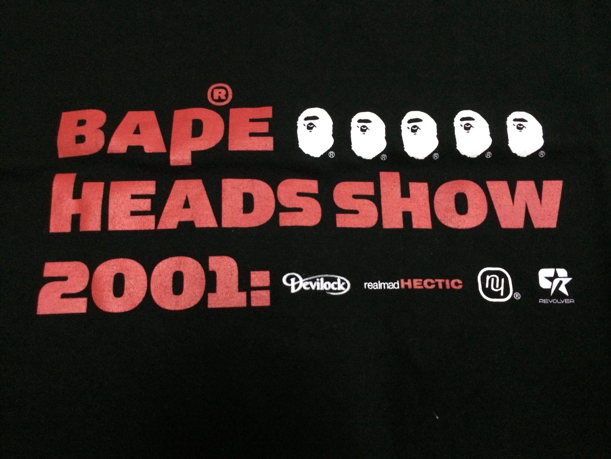 Bape Rare Bape Head Show 2001 Size US L / EU 52-54 / 3 - 2 Thumbnail