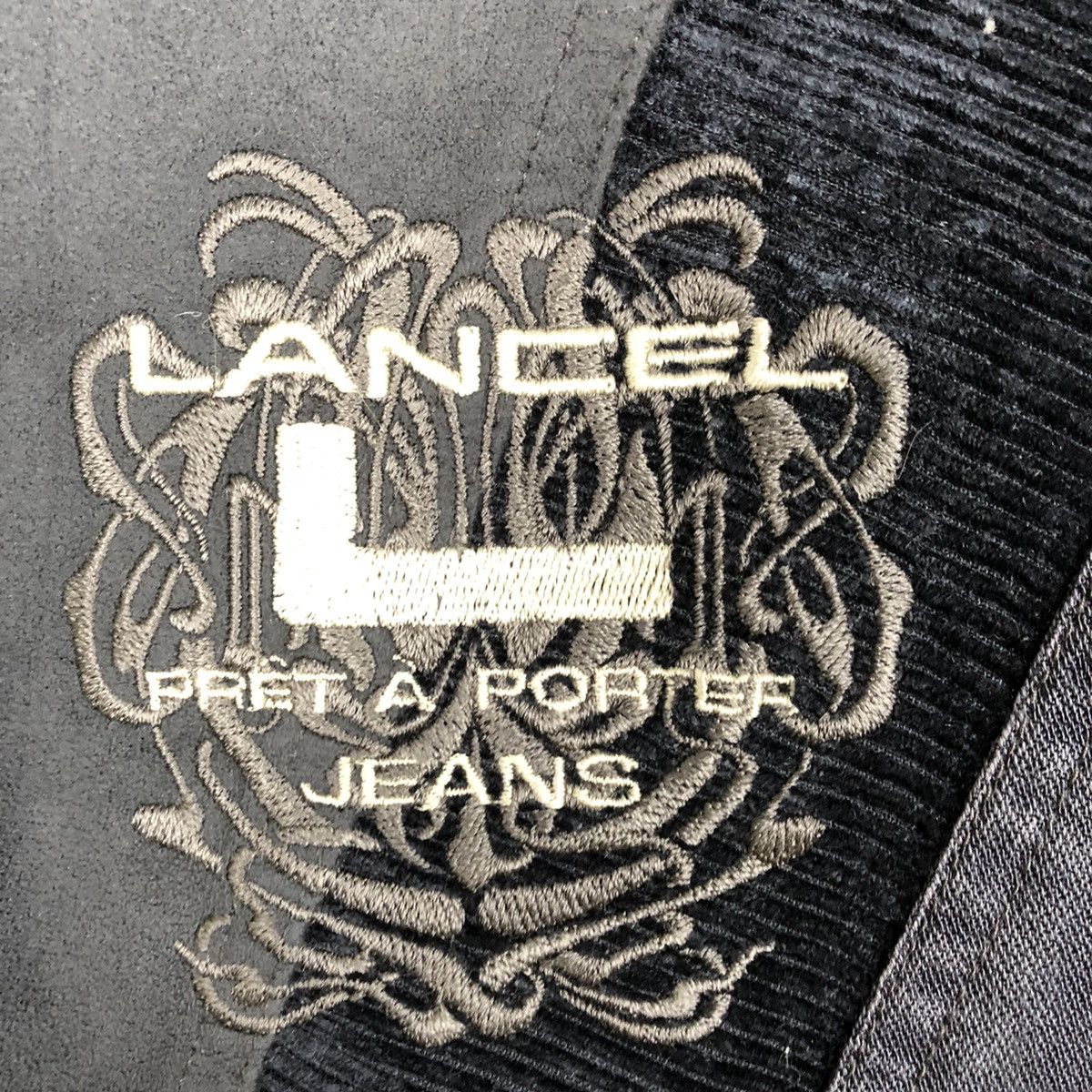 Designer × Lancel 🔥Rare🔥Vintage Lancel Half Corduroy Bomber Styles Jacket Size US L / EU 52-54 / 3 - 4 Thumbnail