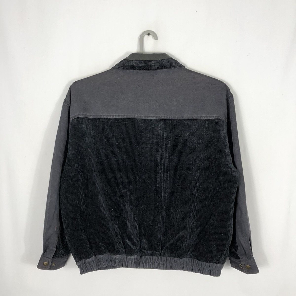 Designer × Lancel 🔥Rare🔥Vintage Lancel Half Corduroy Bomber Styles Jacket Size US L / EU 52-54 / 3 - 5 Thumbnail