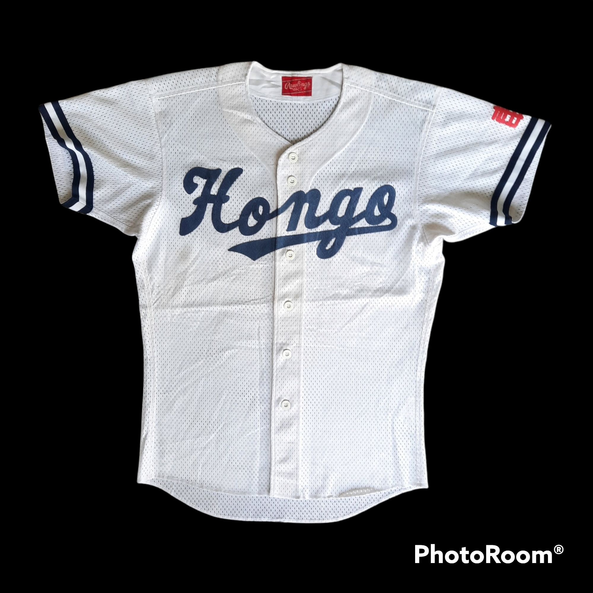 Japanese Brand × Vintage 🔥Vintage rawlings NPB hongos baseball jersey Size US M / EU 48-50 / 2 - 1 Thumbnail