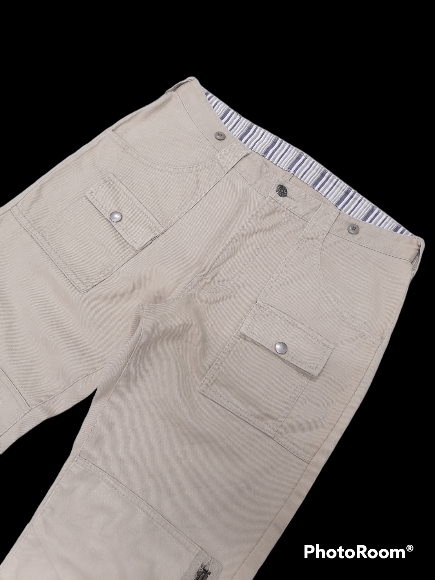 Japanese Brand × PPFM Rare🔥PPFM Multizipper Pocket Tactical Beige Bushpants⚡⚡⚡ Size US 30 / EU 46 - 4 Thumbnail