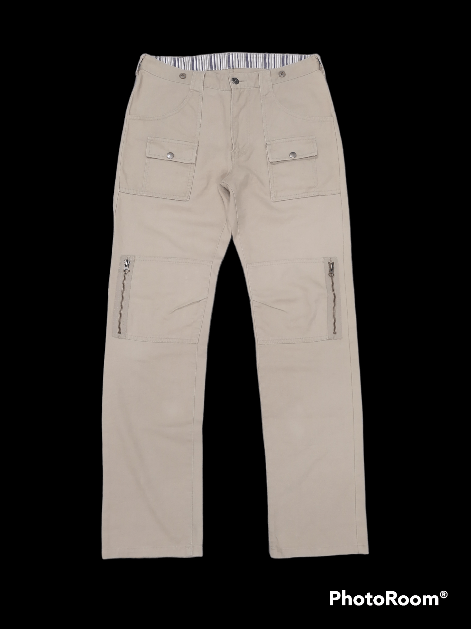 Japanese Brand × PPFM Rare🔥PPFM Multizipper Pocket Tactical Beige Bushpants⚡⚡⚡ Size US 30 / EU 46 - 1 Thumbnail