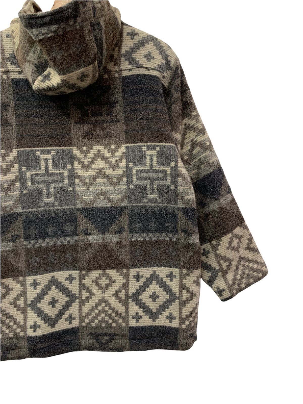 Woolrich Woolen Mills 🔥WOOLRICH AZTEC NATIVE WOOL HOODIE JACKETS Size US S / EU 44-46 / 1 - 9 Thumbnail