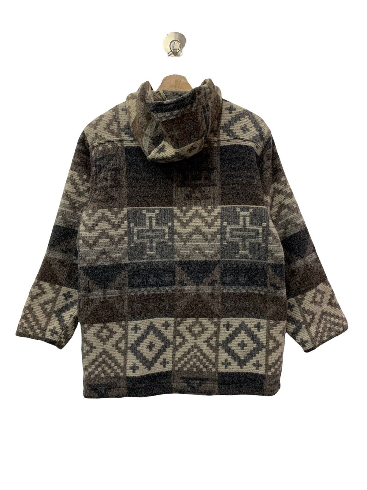 Woolrich Woolen Mills 🔥WOOLRICH AZTEC NATIVE WOOL HOODIE JACKETS Size US S / EU 44-46 / 1 - 6 Thumbnail