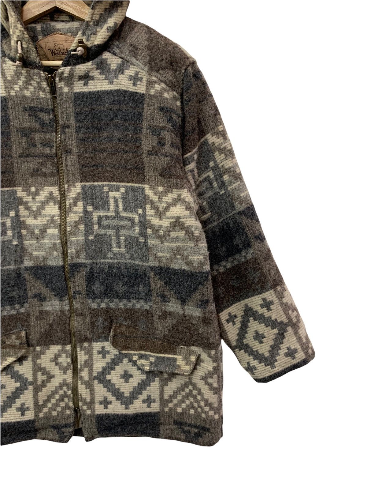 Woolrich Woolen Mills 🔥WOOLRICH AZTEC NATIVE WOOL HOODIE JACKETS Size US S / EU 44-46 / 1 - 3 Thumbnail