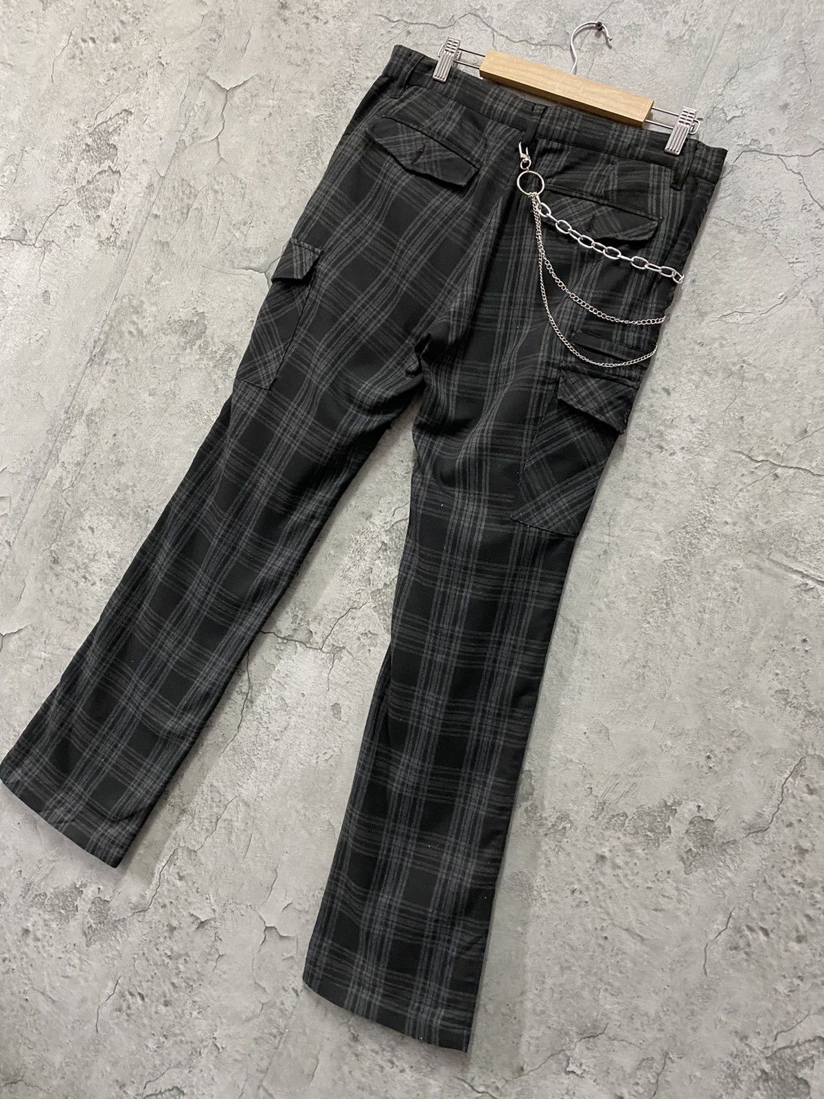 Japanese Brand Suggestion Japan Cargo Bondage Check Plaid Pants Size US 32 / EU 48 - 7 Thumbnail