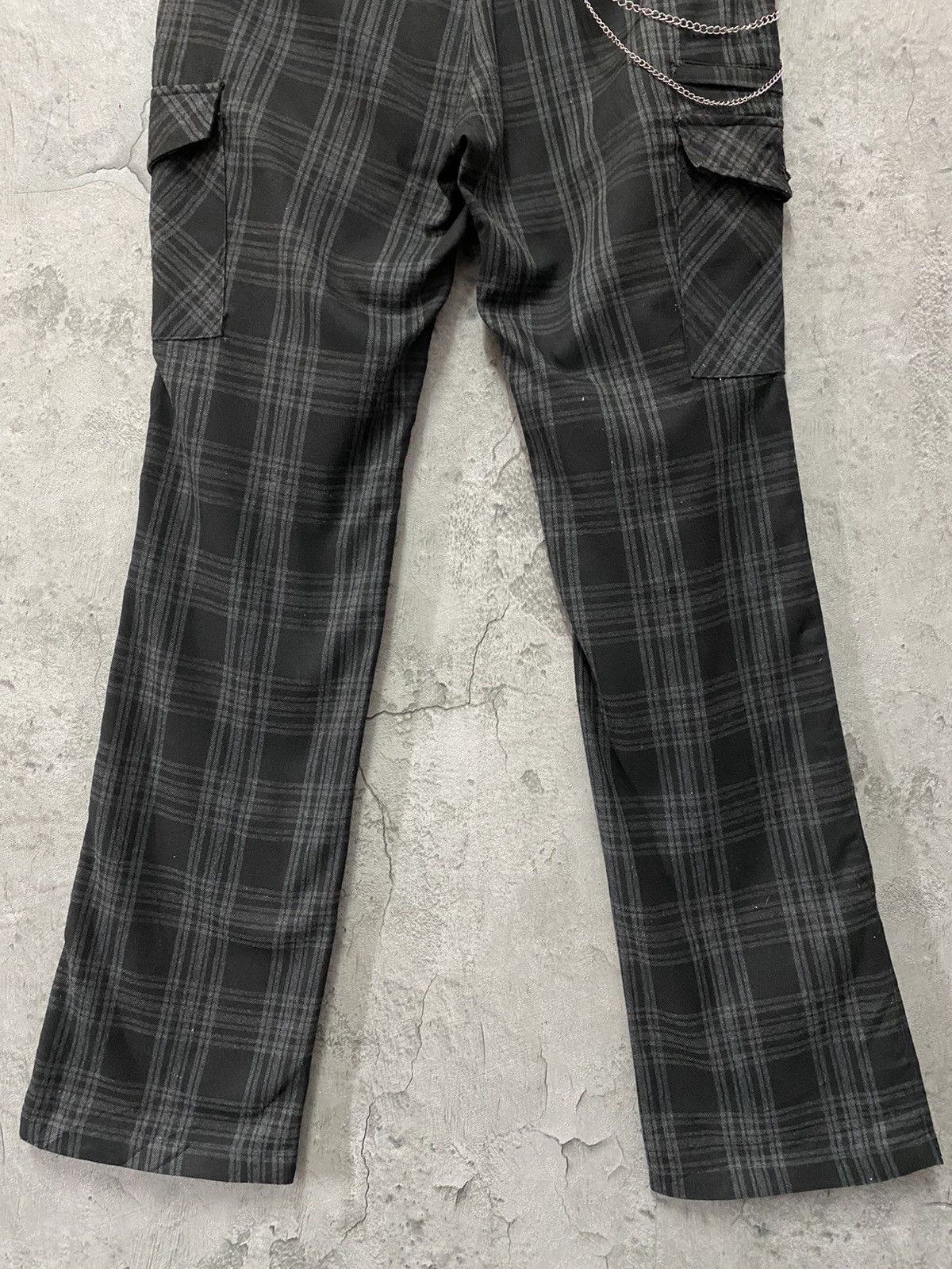 Japanese Brand Suggestion Japan Cargo Bondage Check Plaid Pants Size US 32 / EU 48 - 9 Thumbnail