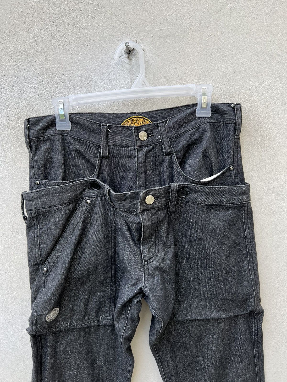 Japanese Brand MILKBOY Made in Japan Multiple Pocket Double Waist Cargo Size US 30 / EU 46 - 7 Thumbnail