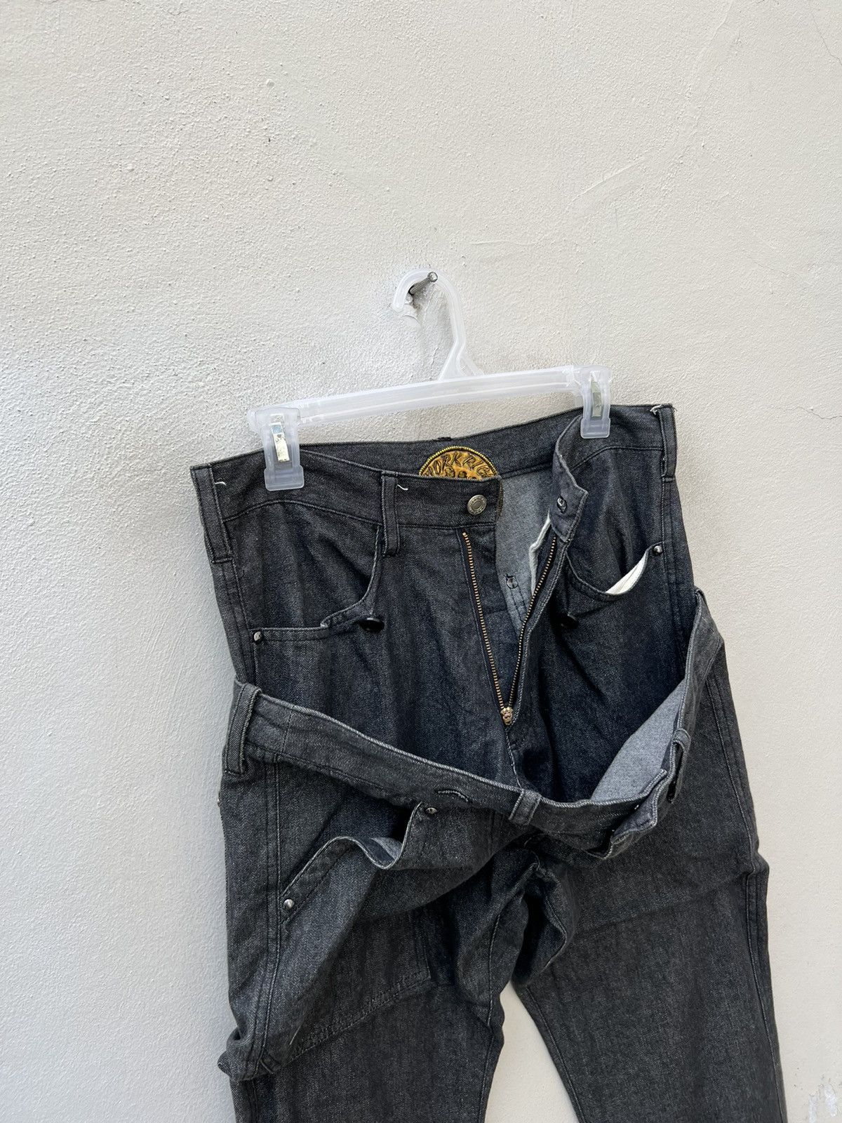 Japanese Brand MILKBOY Made in Japan Multiple Pocket Double Waist Cargo Size US 30 / EU 46 - 9 Thumbnail