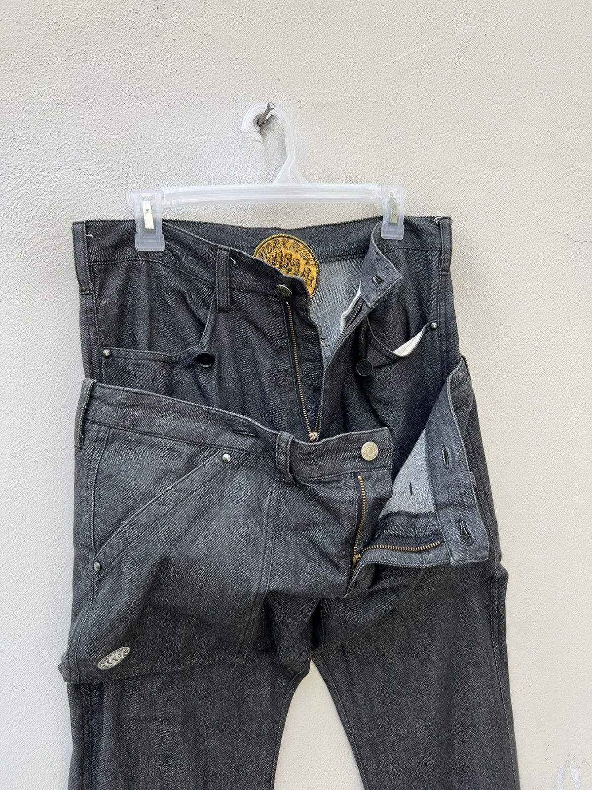 Japanese Brand MILKBOY Made in Japan Multiple Pocket Double Waist Cargo Size US 30 / EU 46 - 10 Thumbnail