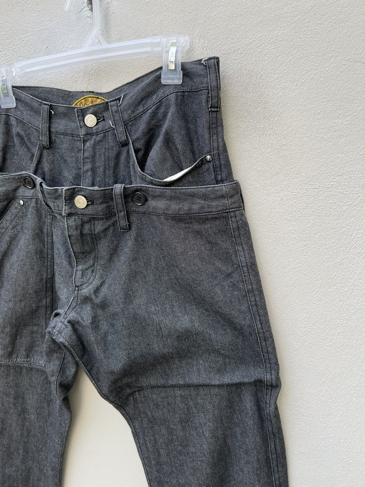 Japanese Brand MILKBOY Made in Japan Multiple Pocket Double Waist Cargo Size US 30 / EU 46 - 13 Thumbnail