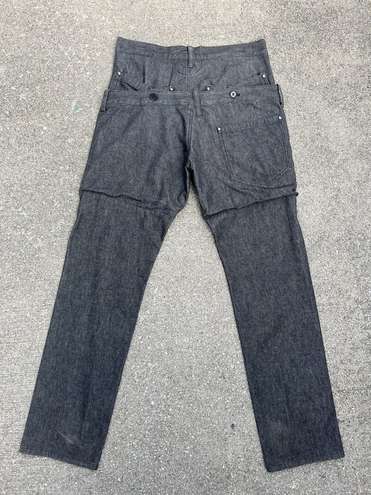 Japanese Brand MILKBOY Made in Japan Multiple Pocket Double Waist Cargo Size US 30 / EU 46 - 5 Thumbnail
