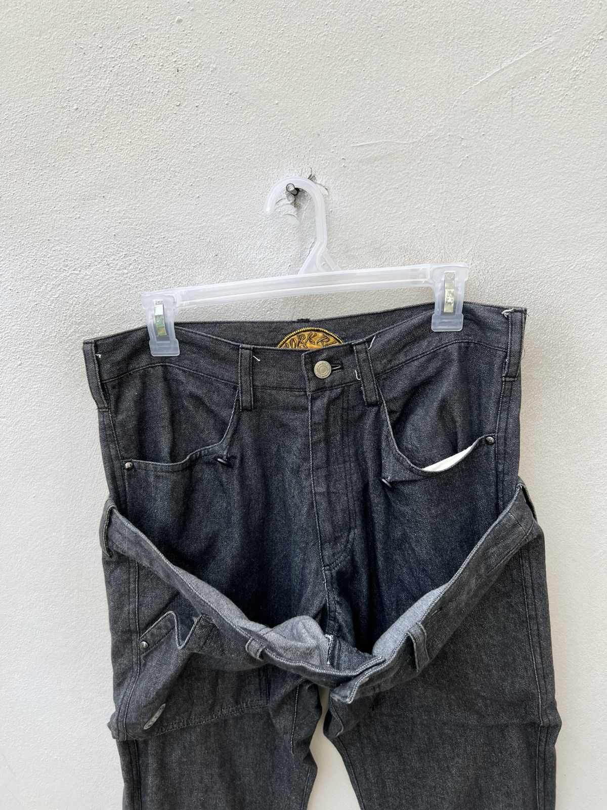 Japanese Brand MILKBOY Made in Japan Multiple Pocket Double Waist Cargo Size US 30 / EU 46 - 8 Thumbnail