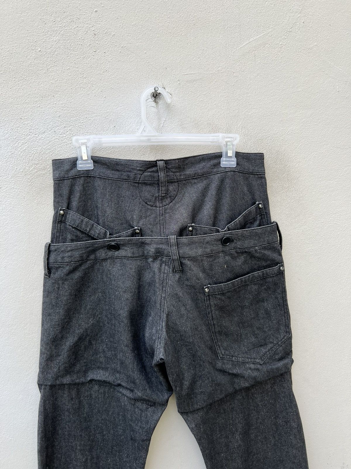 Japanese Brand MILKBOY Made in Japan Multiple Pocket Double Waist Cargo Size US 30 / EU 46 - 16 Thumbnail