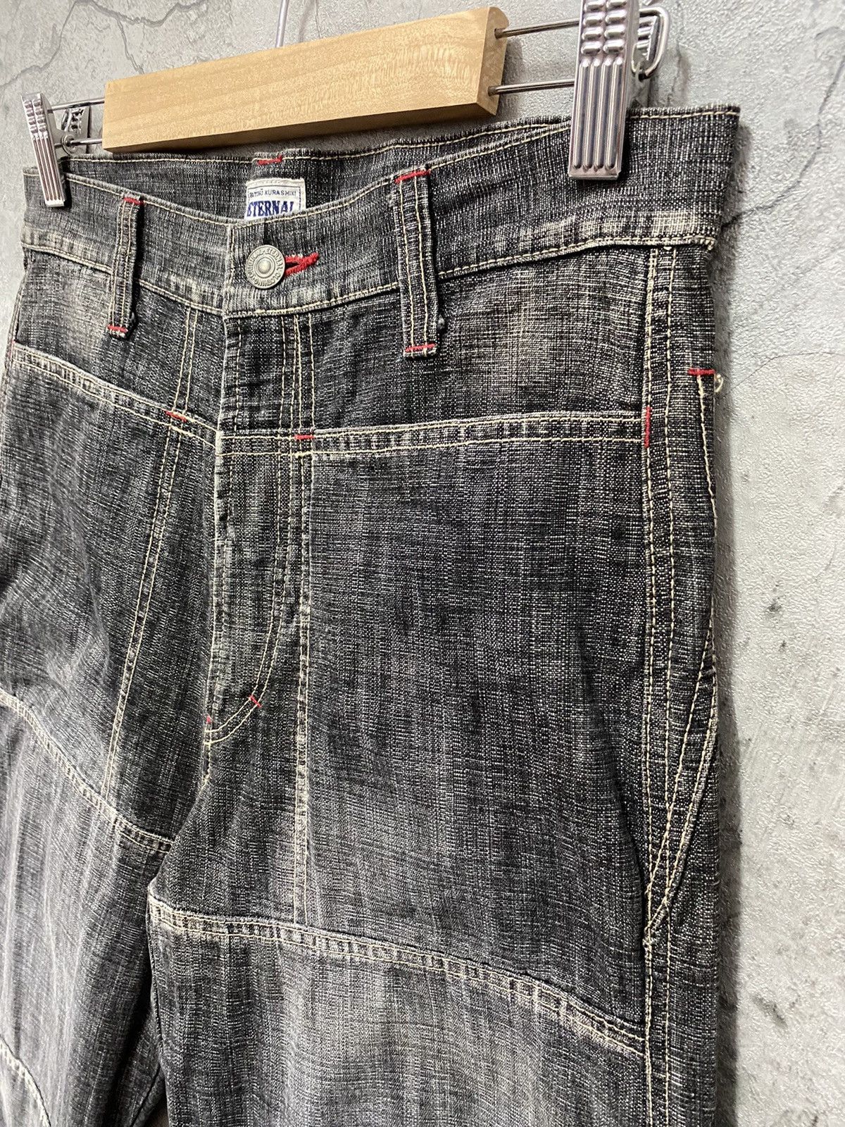 Eternal × Japanese Brand Eternal Bitchu Kurashiki Reconstructed Denim Pants Size US 28 / EU 44 - 7 Thumbnail