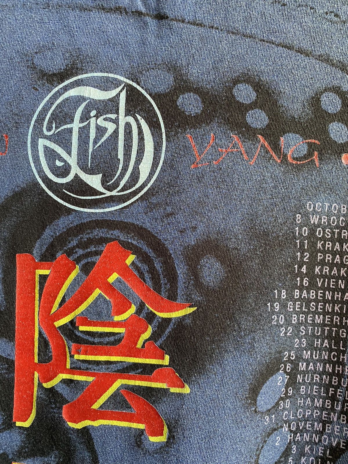 Band Tees Vintage Yin Fish Marillion Yang 1995 World Tour T Shirt Size US L / EU 52-54 / 3 - 22 Thumbnail