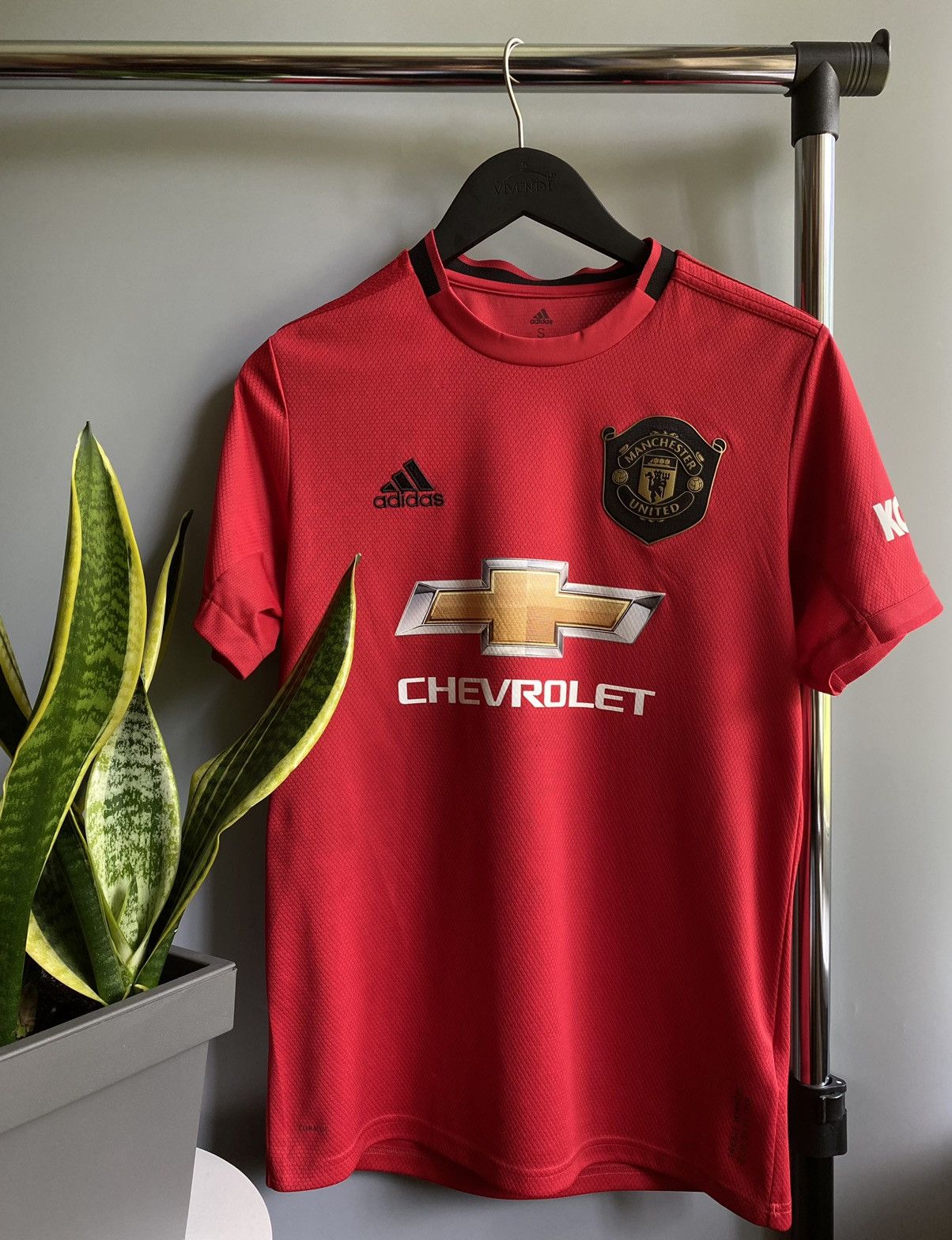 Adidas Adidas 2019-20 Manchester United James#21 Hone Soccer Jersey Size US S / EU 44-46 / 1 - 2 Thumbnail