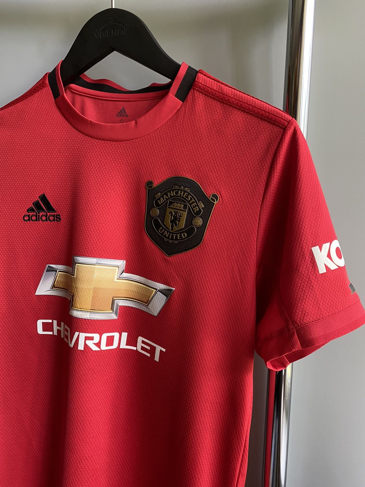 Adidas Adidas 2019-20 Manchester United James#21 Hone Soccer Jersey Size US S / EU 44-46 / 1 - 3 Thumbnail