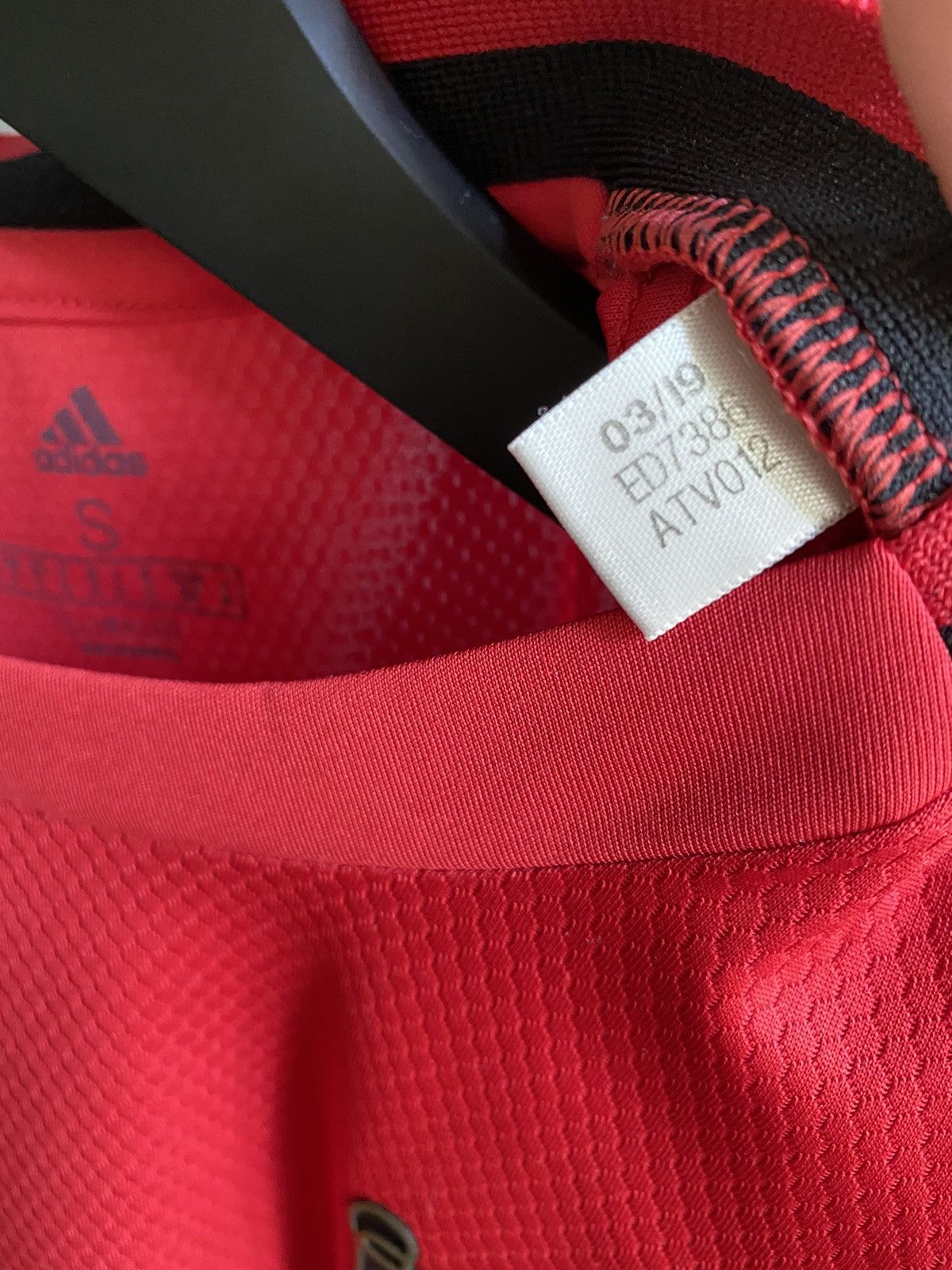 Adidas Adidas 2019-20 Manchester United James#21 Hone Soccer Jersey Size US S / EU 44-46 / 1 - 11 Thumbnail