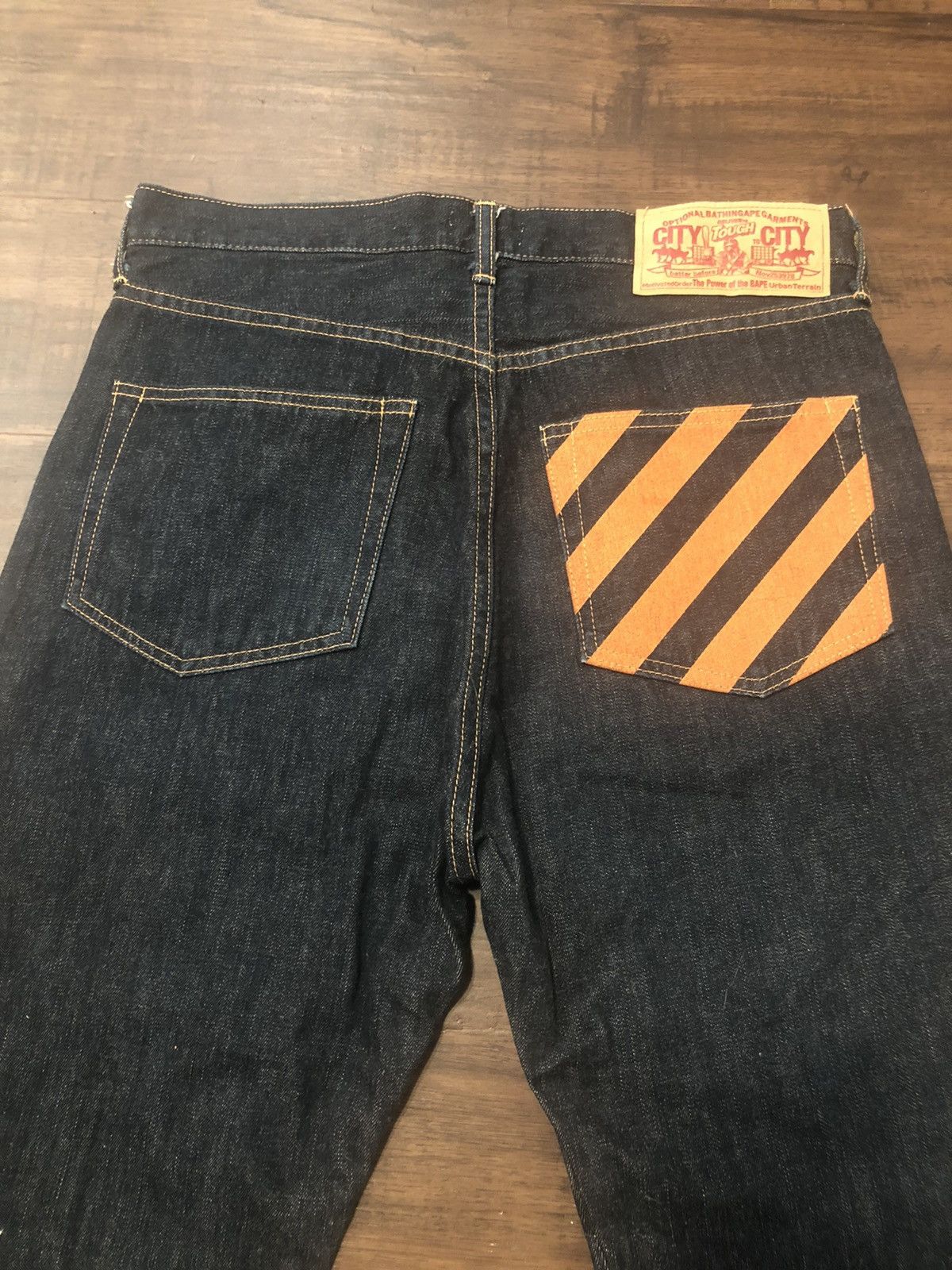 Bape × Nigo 2005 Baby Milo Face Denim Size US 32 / EU 48 - 3 Thumbnail
