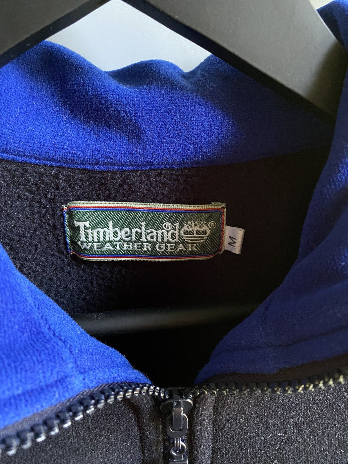 Timberland × Vintage Vintage Timberland Fleece Jacket Hype Rare Men’s M Black Size US M / EU 48-50 / 2 - 10 Thumbnail