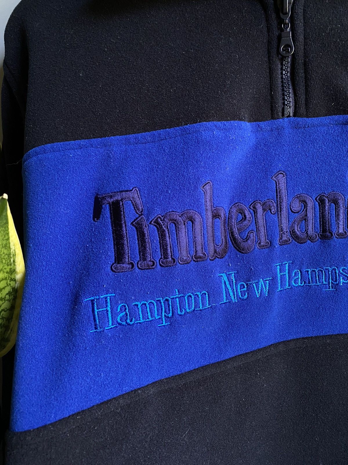 Timberland × Vintage Vintage Timberland Fleece Jacket Hype Rare Men’s M Black Size US M / EU 48-50 / 2 - 8 Thumbnail