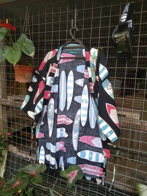 Designer LIGHTLAYERS HAWAIIAN MEN KIMONO Size US L / EU 52-54 / 3 - 3 Thumbnail
