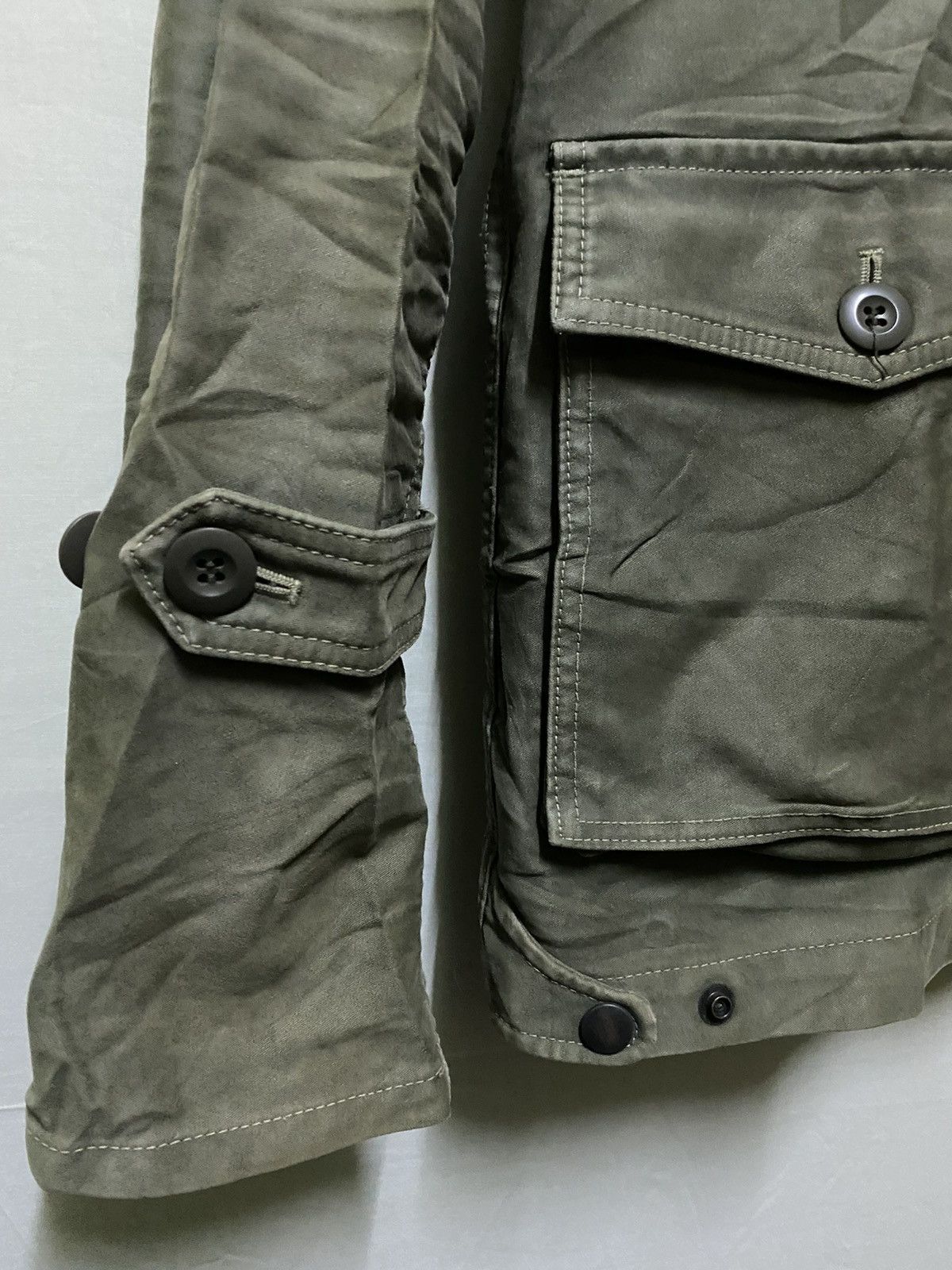 Davit Meursault Japan Pocket Jacket Army Size US L / EU 52-54 / 3 - 3 Thumbnail