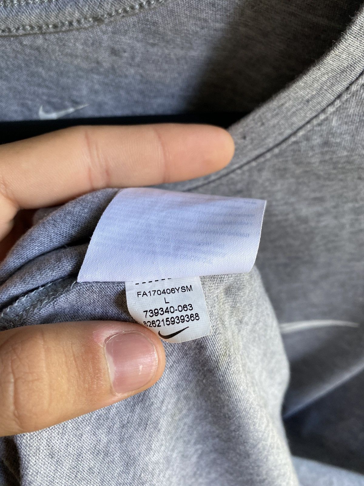 Nike × Vintage Nike Big Swoosh Logo T Shirt Size US L / EU 52-54 / 3 - 12 Thumbnail