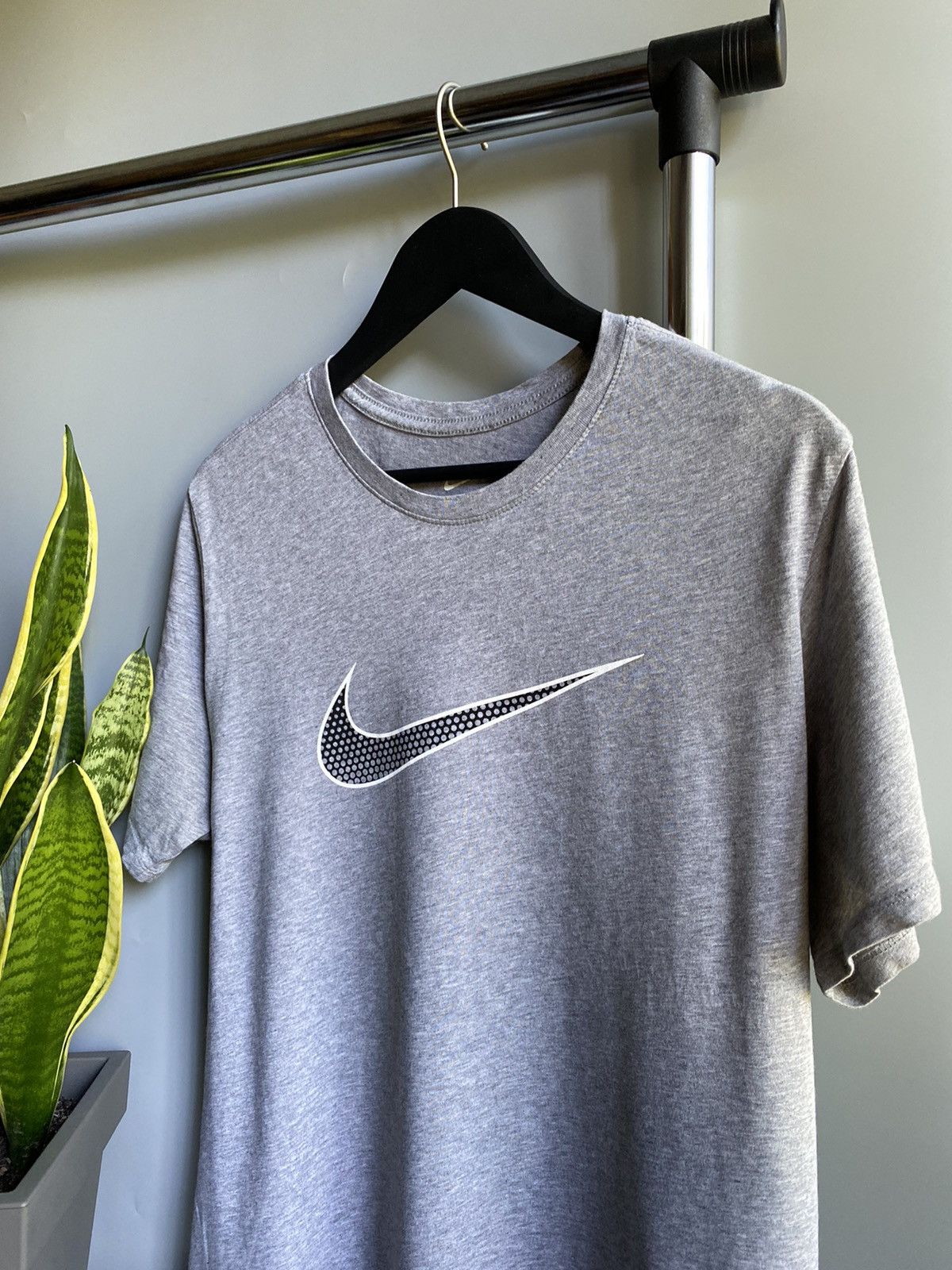 Nike × Vintage Nike Big Swoosh Logo T Shirt Size US L / EU 52-54 / 3 - 5 Thumbnail
