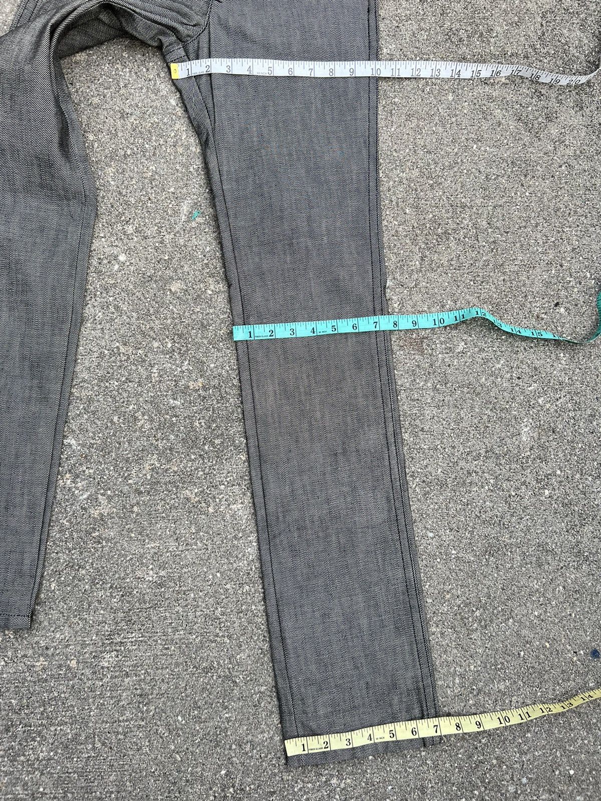 Vintage Vintage DAMN The End Japan Tartan Lined Denim Jeans Size US 30 / EU 46 - 3 Thumbnail