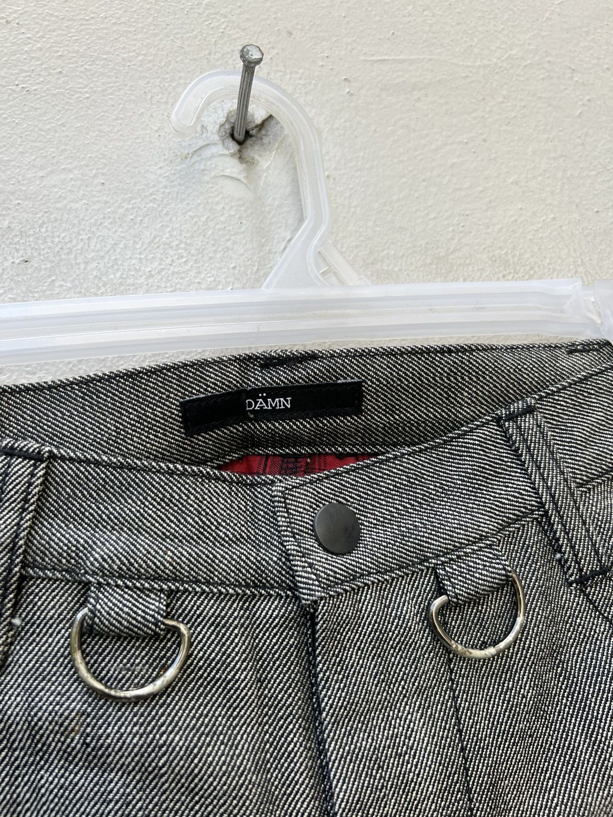 Vintage Vintage DAMN The End Japan Tartan Lined Denim Jeans Size US 30 / EU 46 - 8 Thumbnail