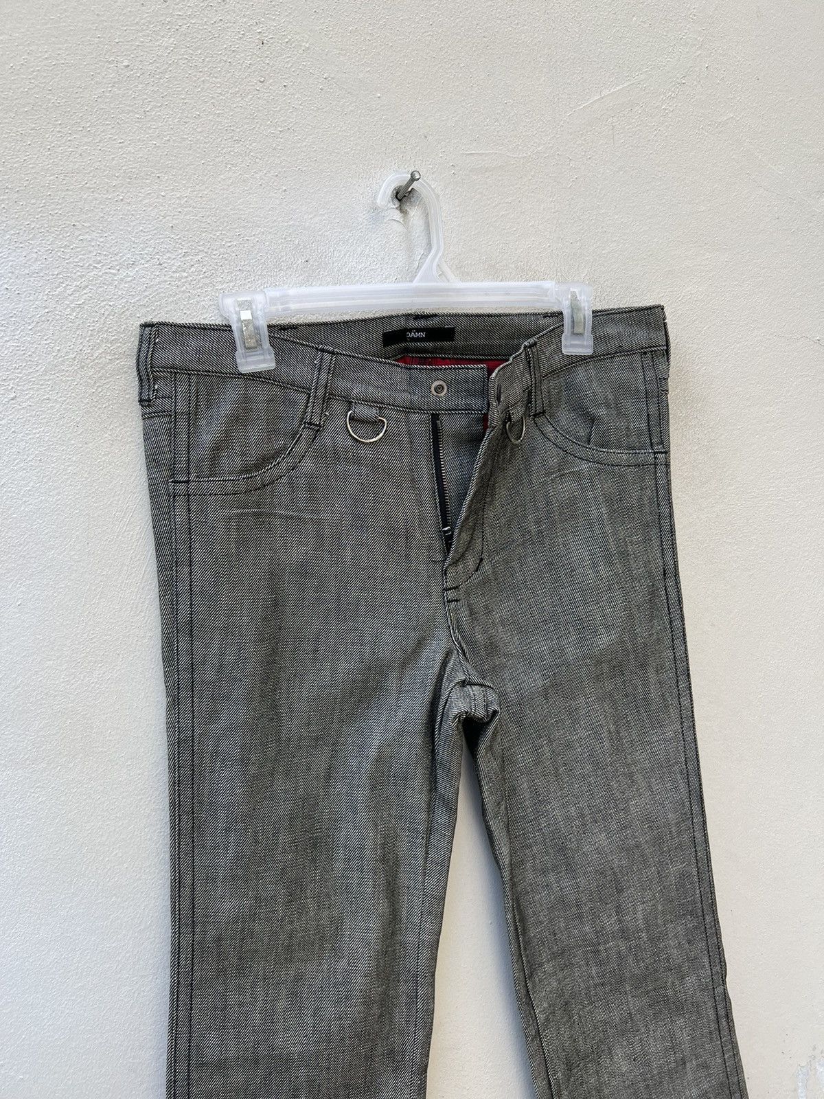 Vintage Vintage DAMN The End Japan Tartan Lined Denim Jeans Size US 30 / EU 46 - 9 Thumbnail