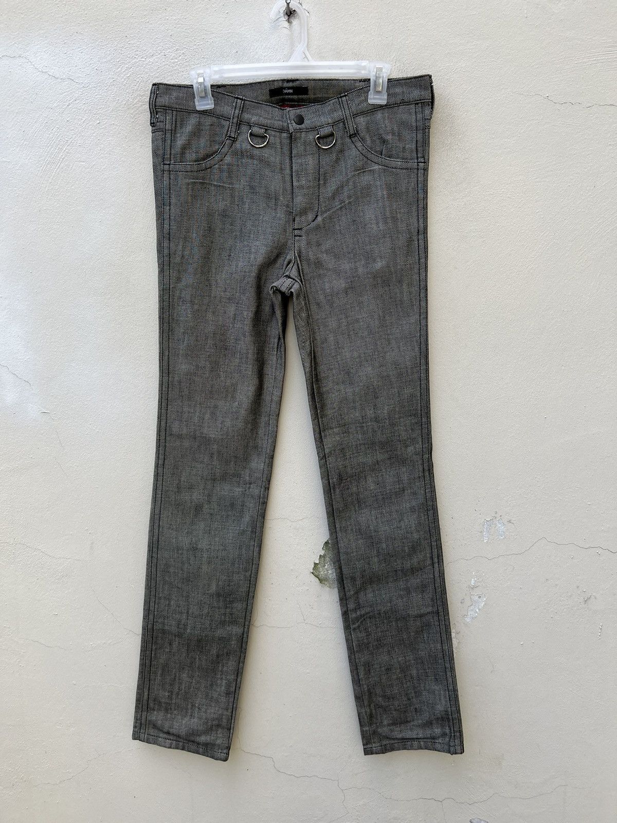 Vintage Vintage DAMN The End Japan Tartan Lined Denim Jeans Size US 30 / EU 46 - 6 Thumbnail